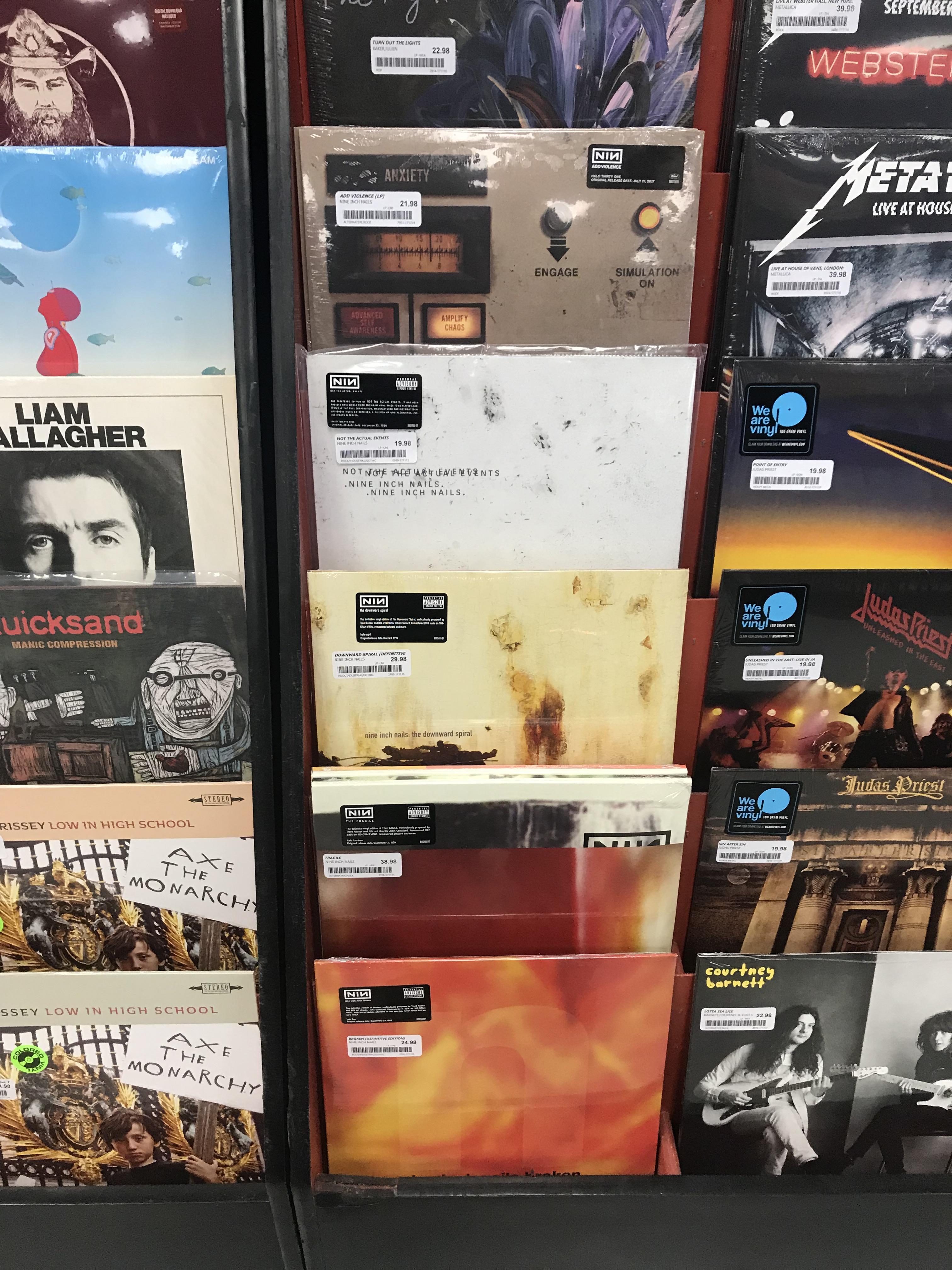 My local record store is awesome (they also had a lot more hiding) r/nin
