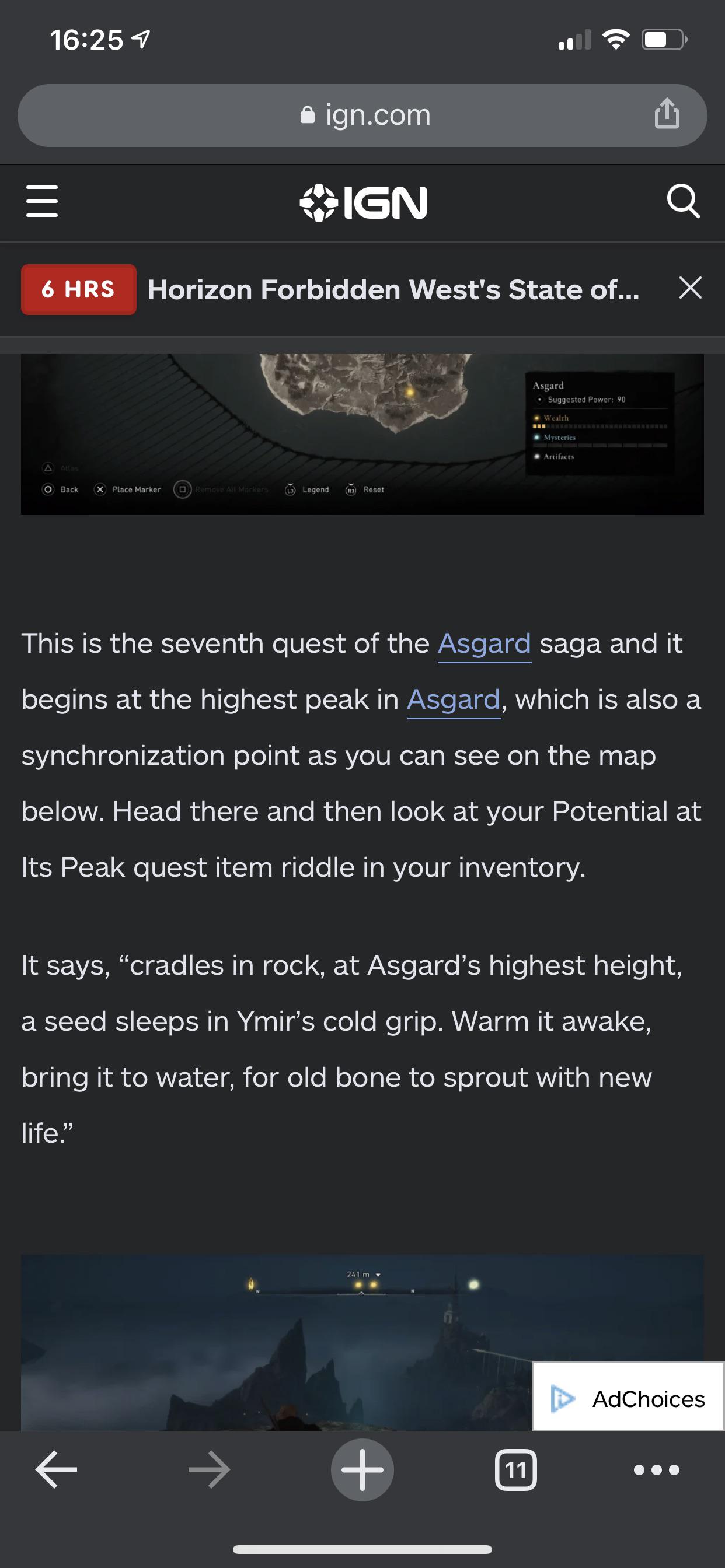 Potential Asgard link noticed this quest in assassins creed Valhalla in