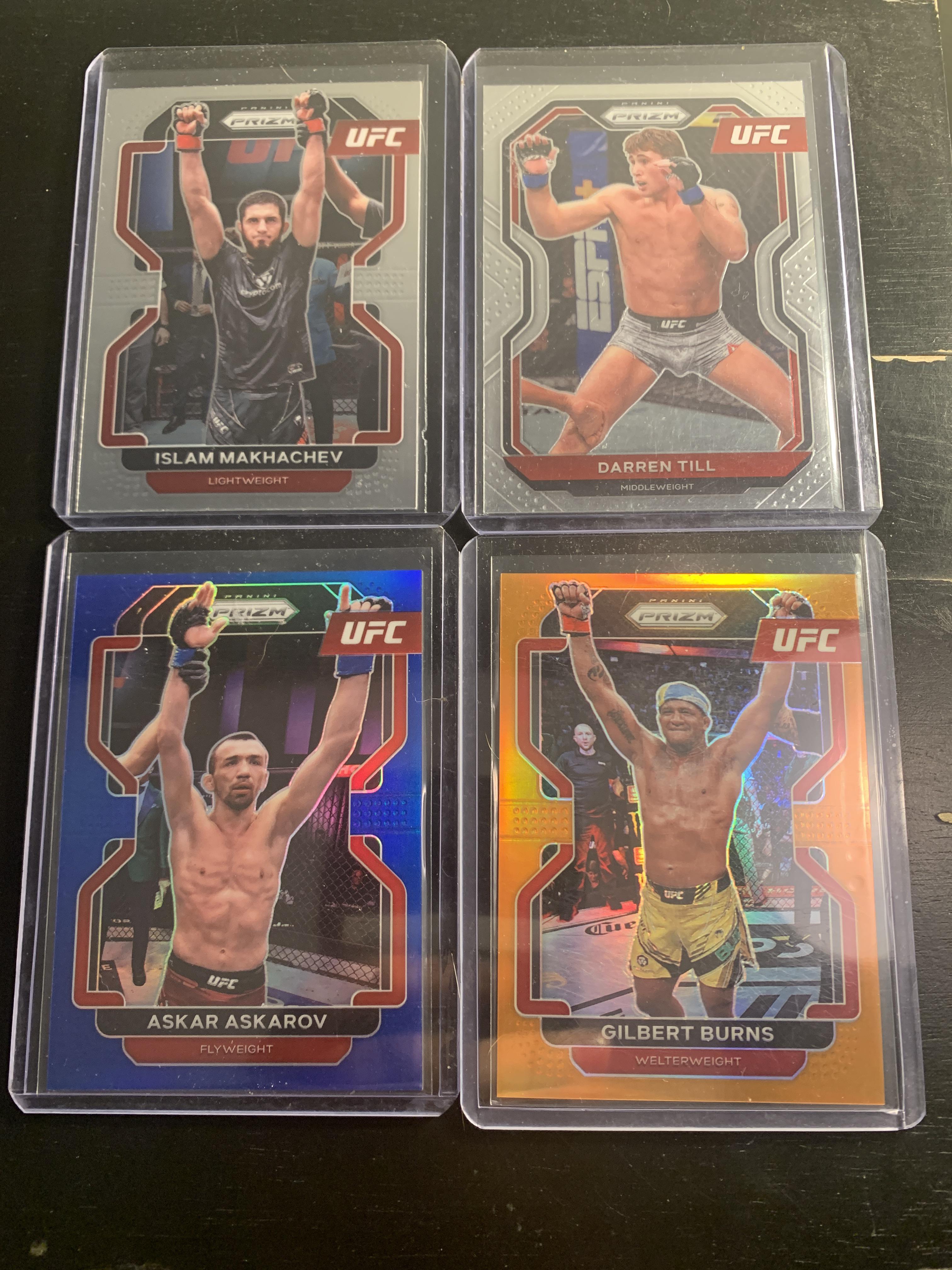 UFC Panini Prizm Cards