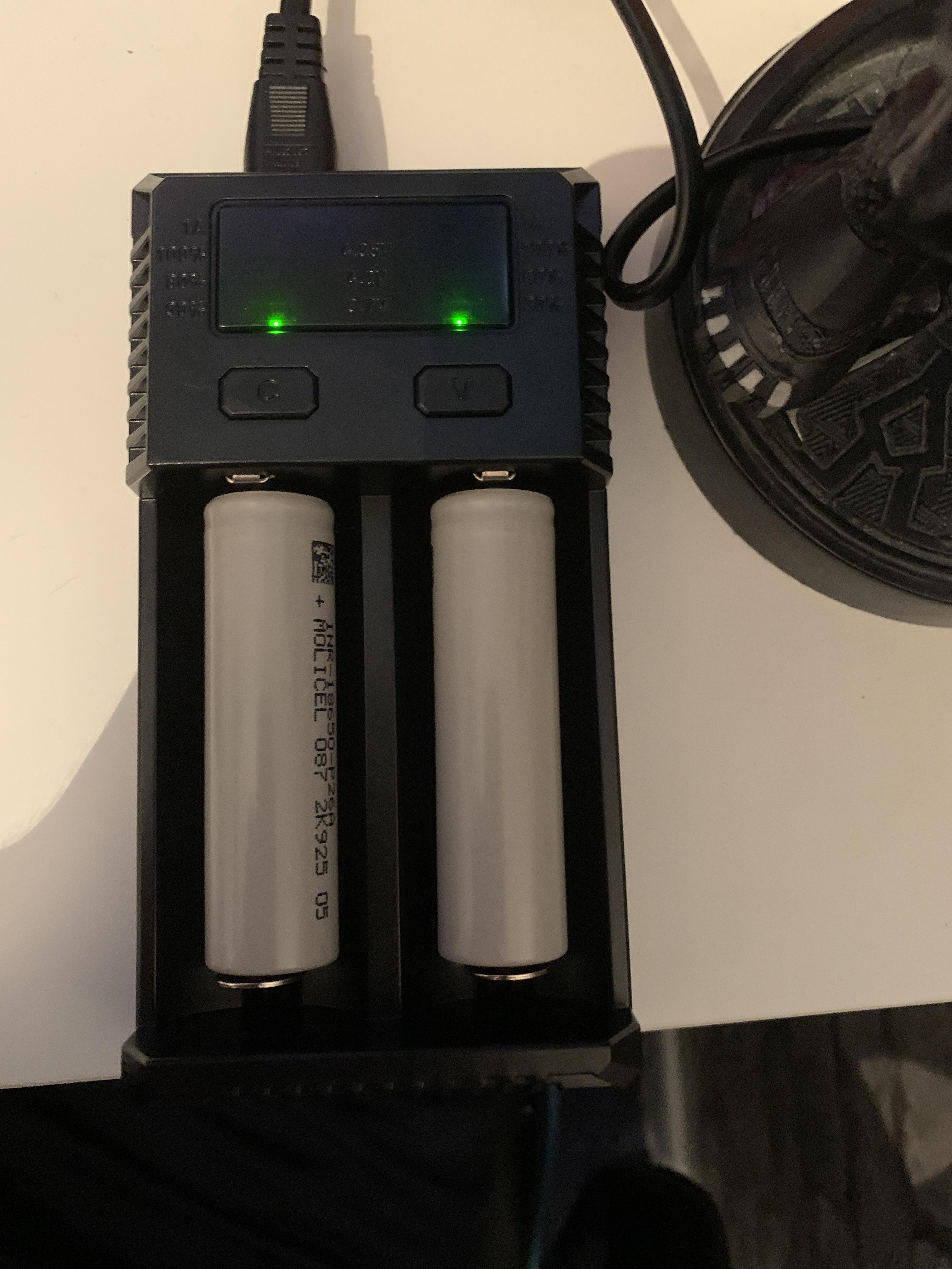 Just got these batteries in the mail. Does the green light mean they