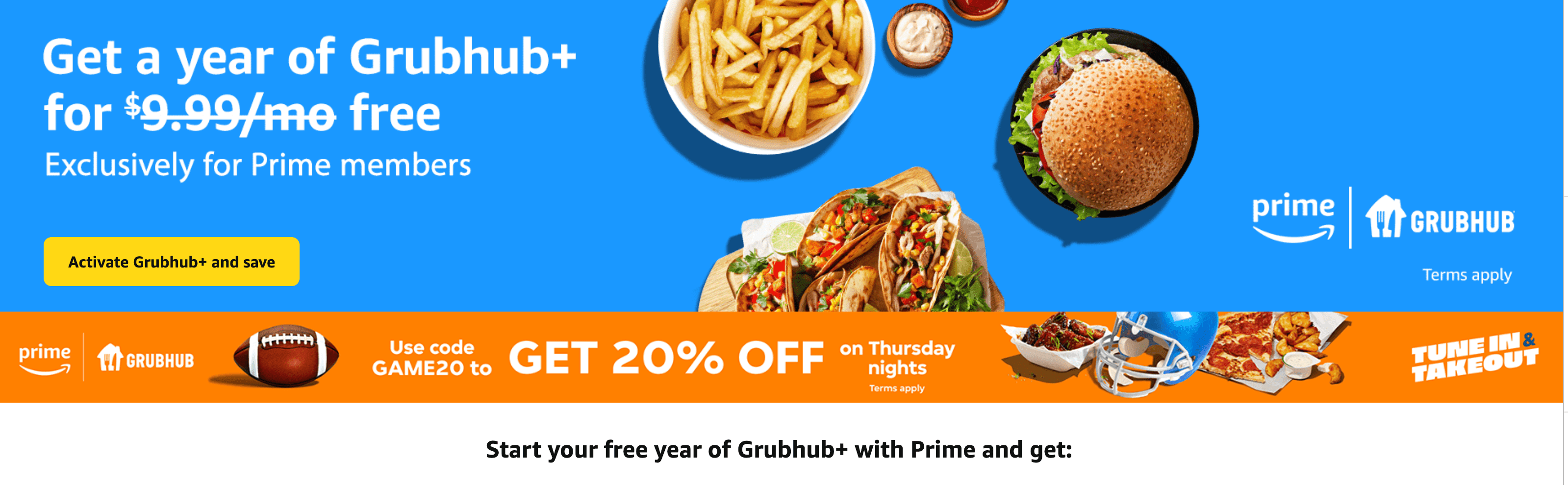 Tried to use GAME20 to schedule an order for Thursday night...but