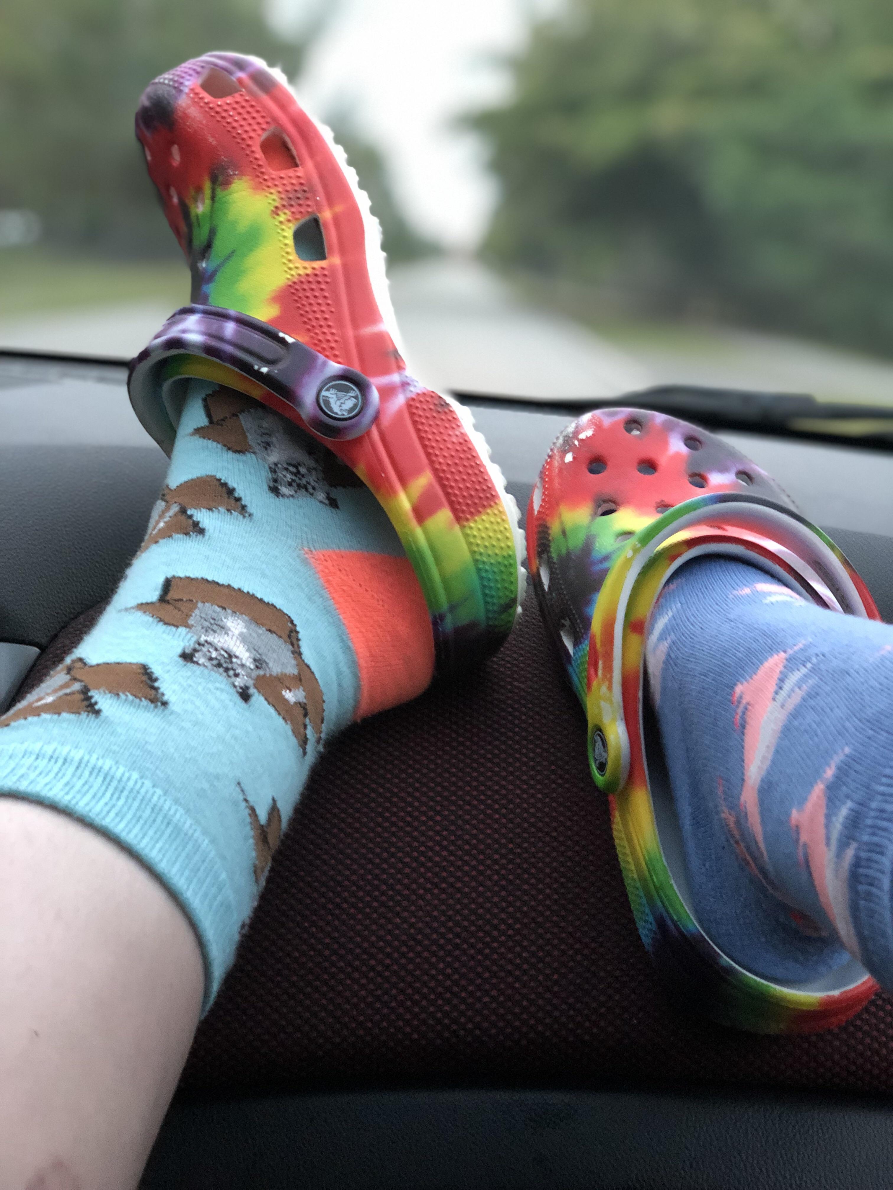 Who said crocs & socks can’t be cool? r/crocs