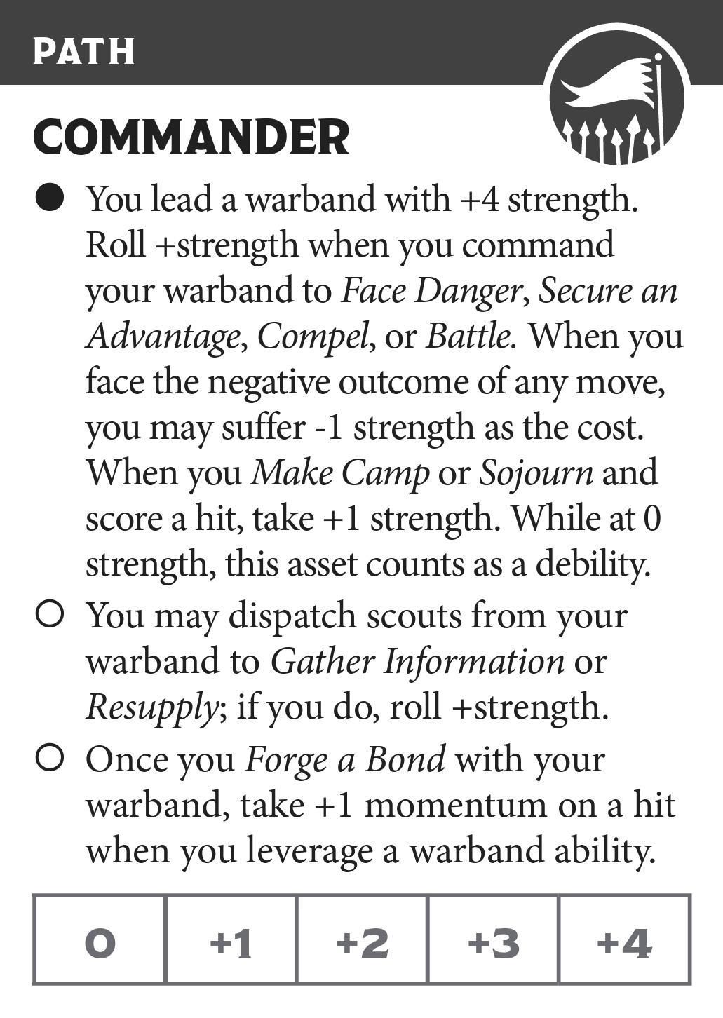 Commander Delve additional asset r/Ironsworn