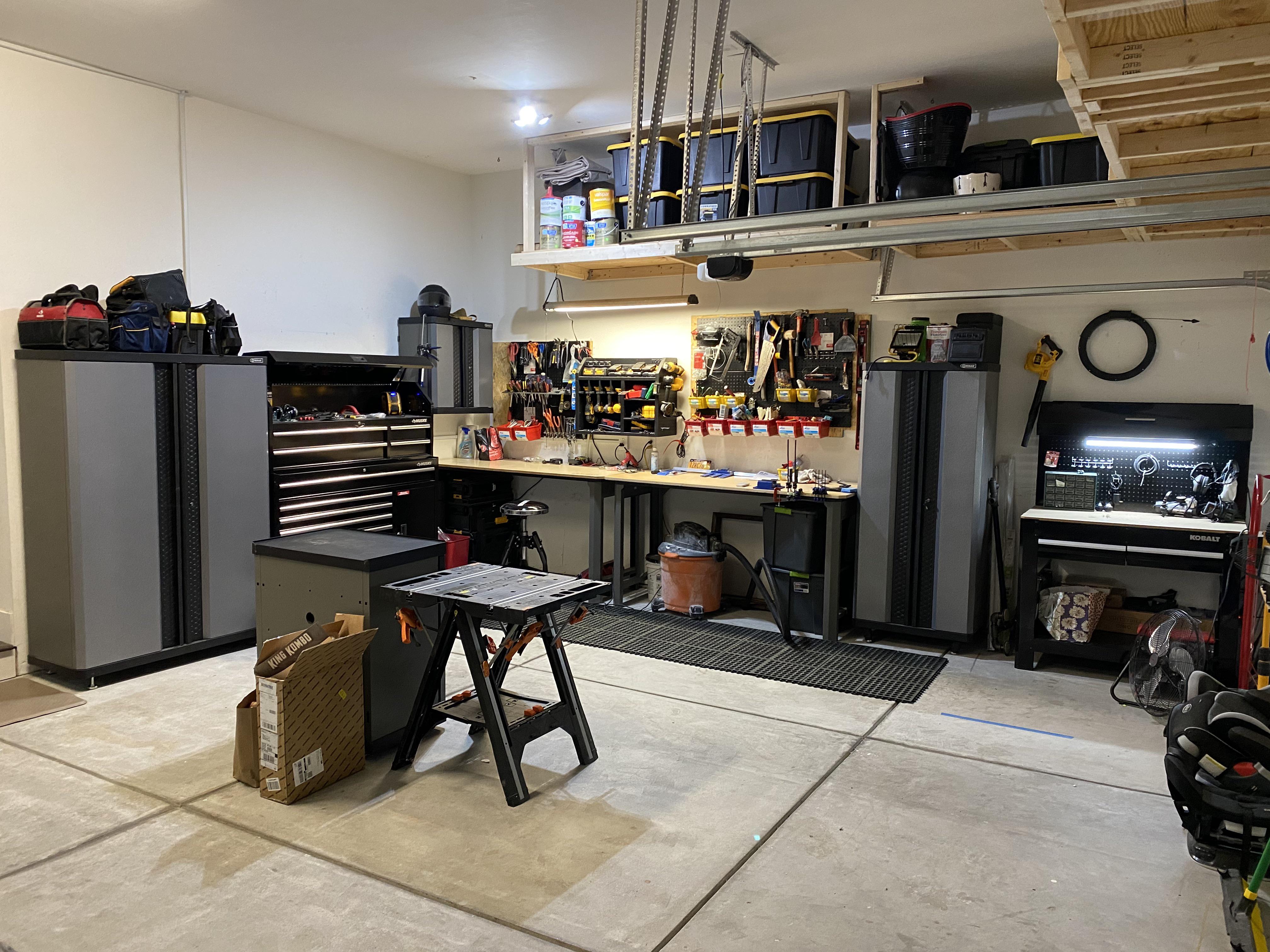 Feels so much better to have a clean work area. r/garageporn
