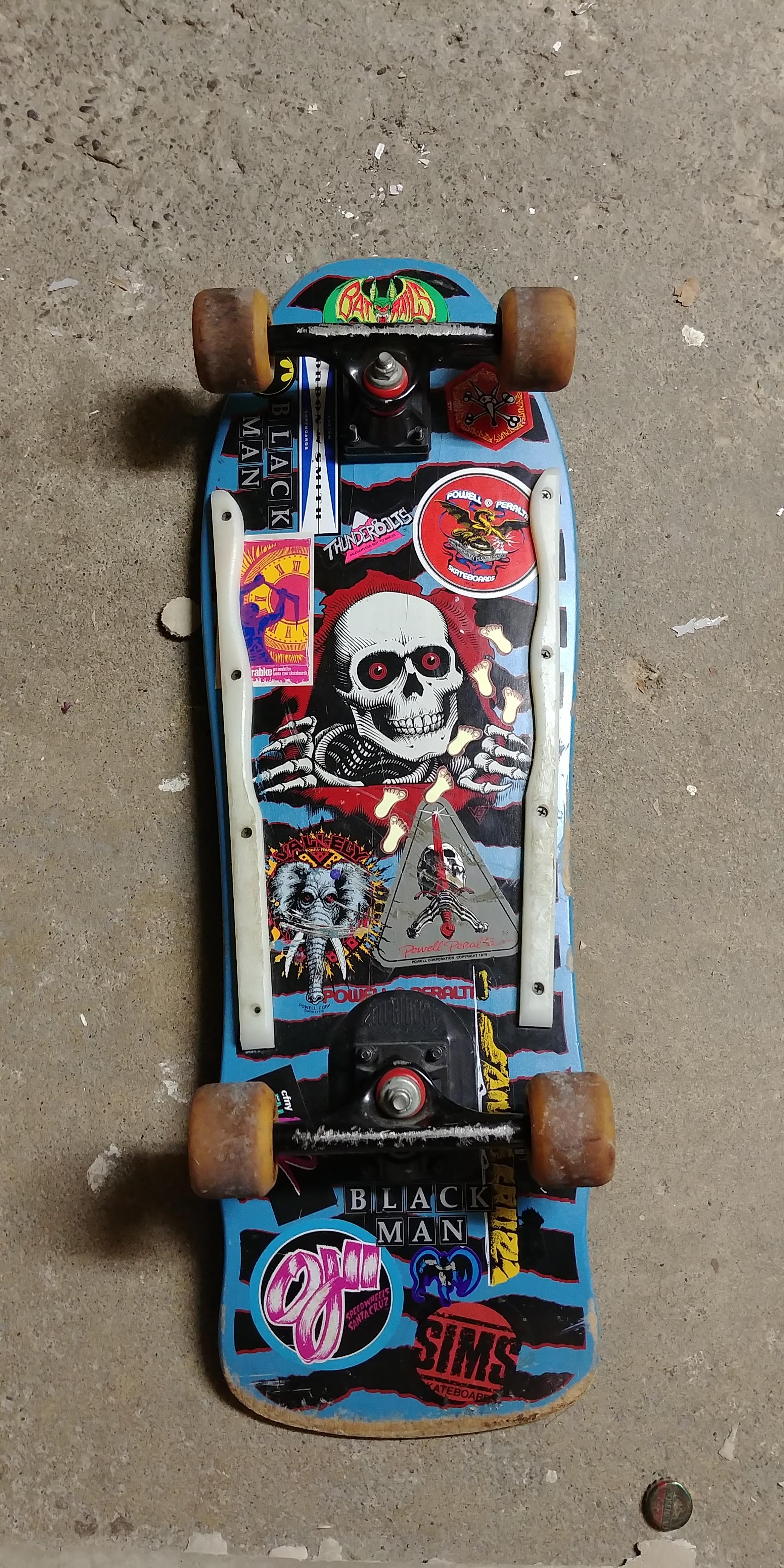 Picked up a vintahe powell peralta skateboard at a garage sale r
