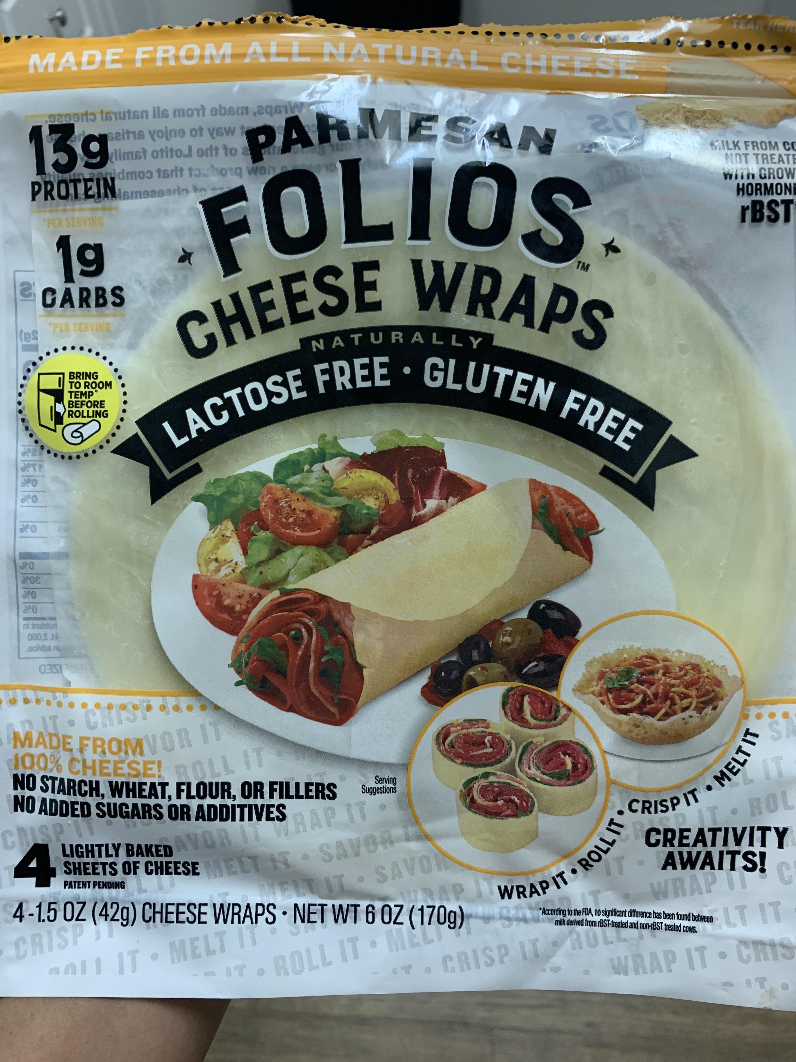 Parmesan Folio Cheese Wraps.. SO GOOD! Made chicken enchiladas with