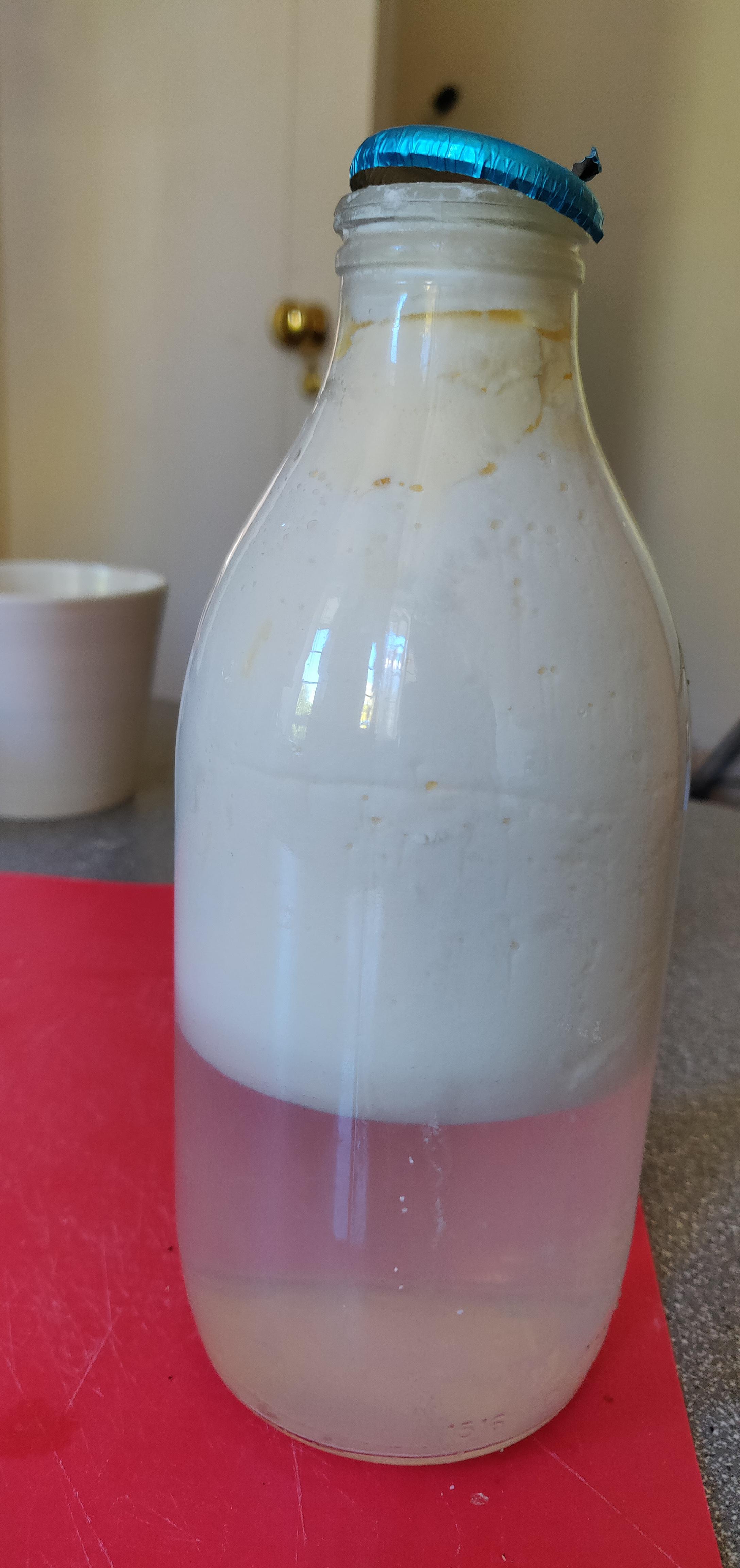 This separated organic milk r/mildlyinteresting