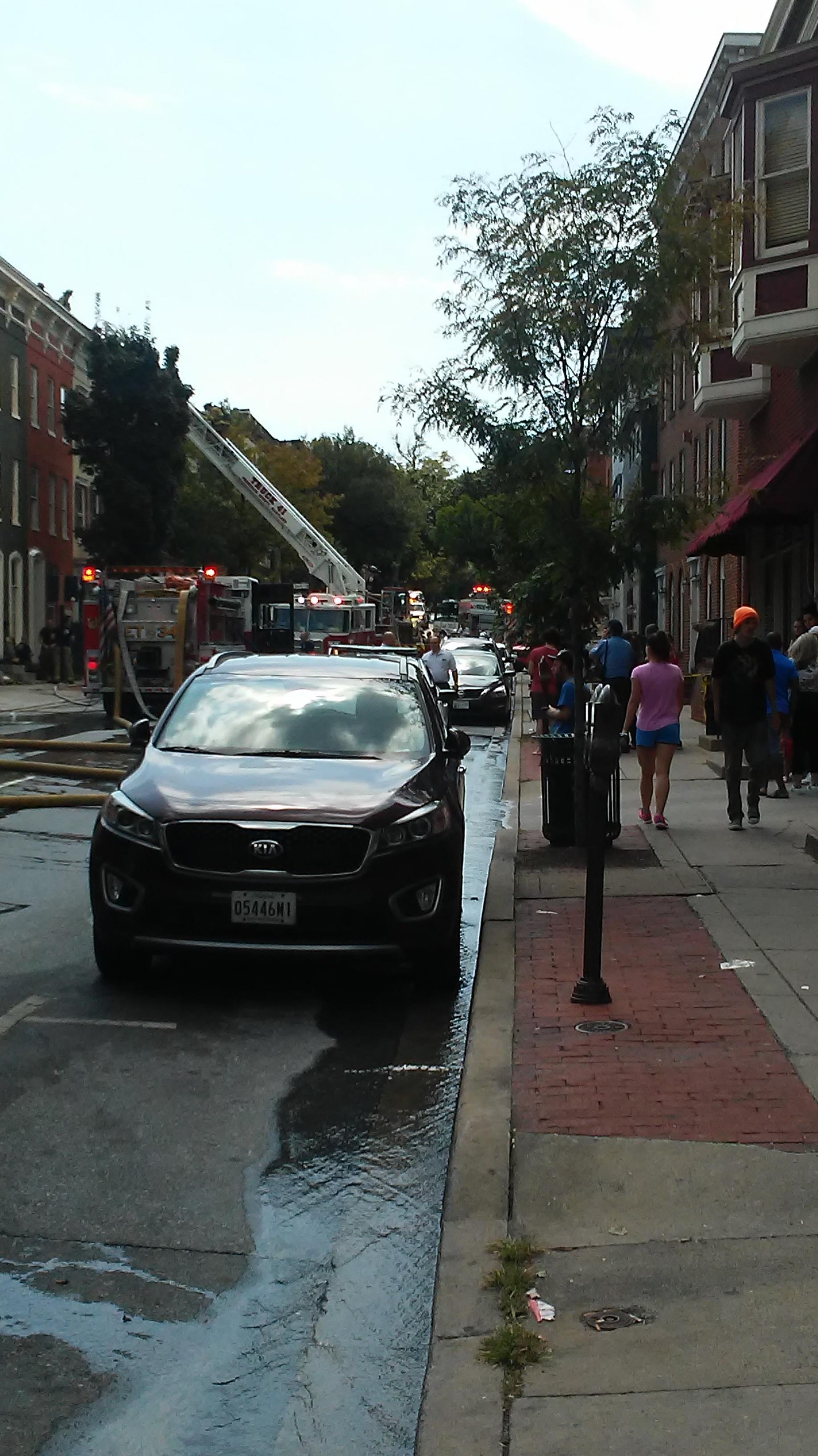 Big fire downtown, south market is shut down r/frederickmd