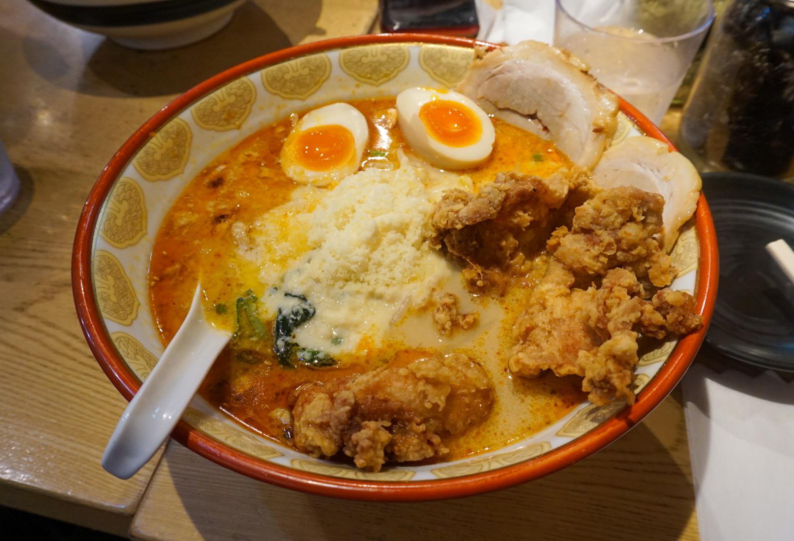 Garlic Butter Fried Chicken Ramen... r/ramen