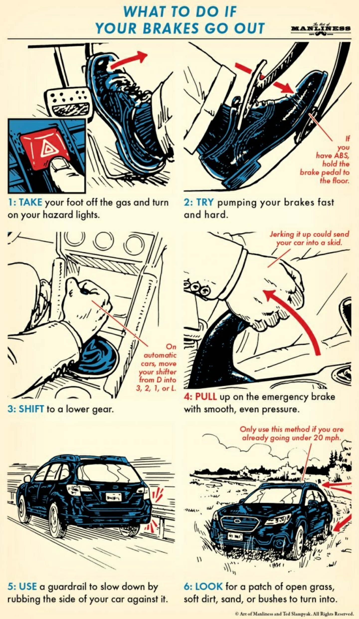 What to do if your brakes go out on the road r/coolguides