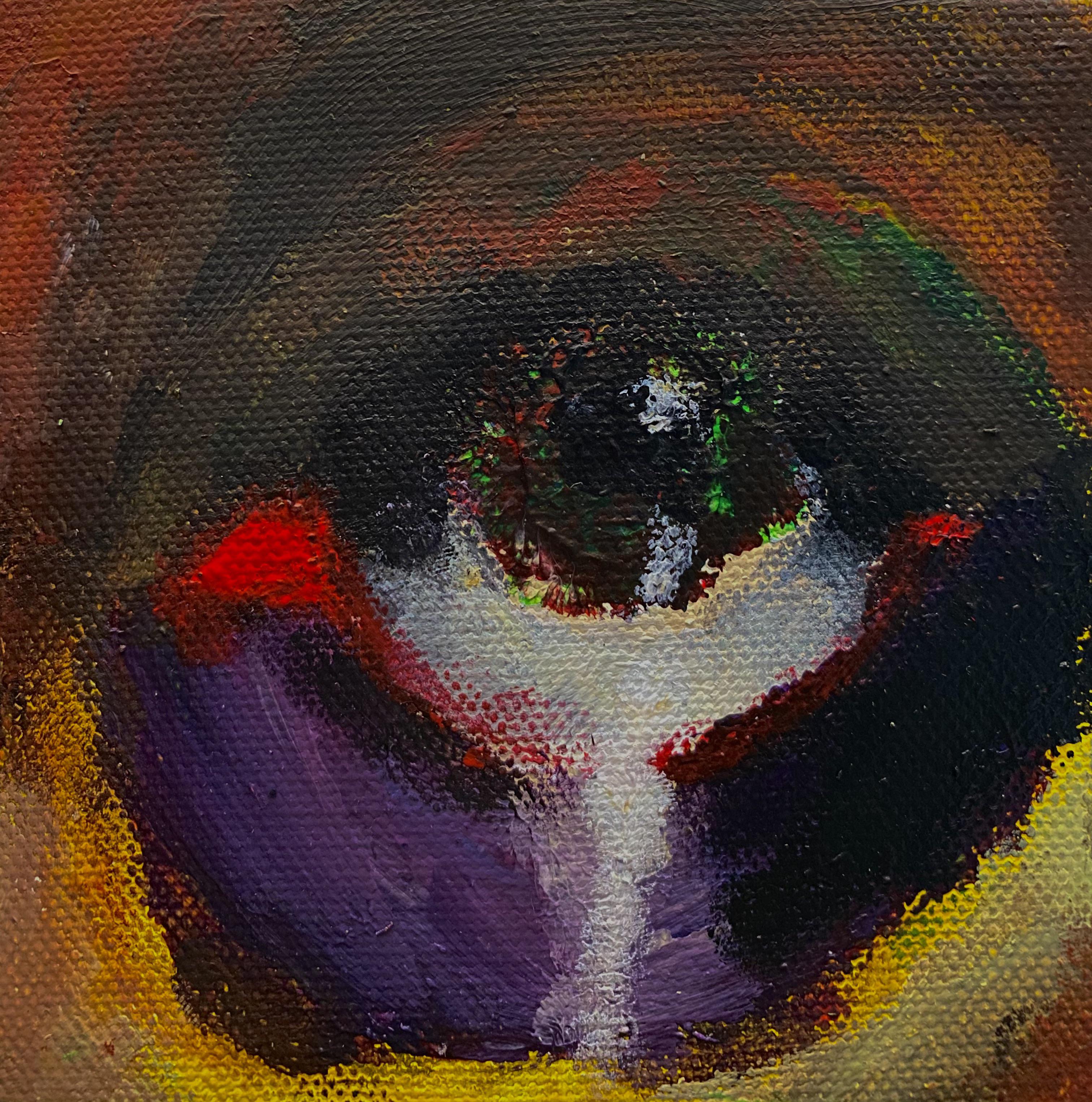 My first acrylic painting in a long time is a finger painting! r