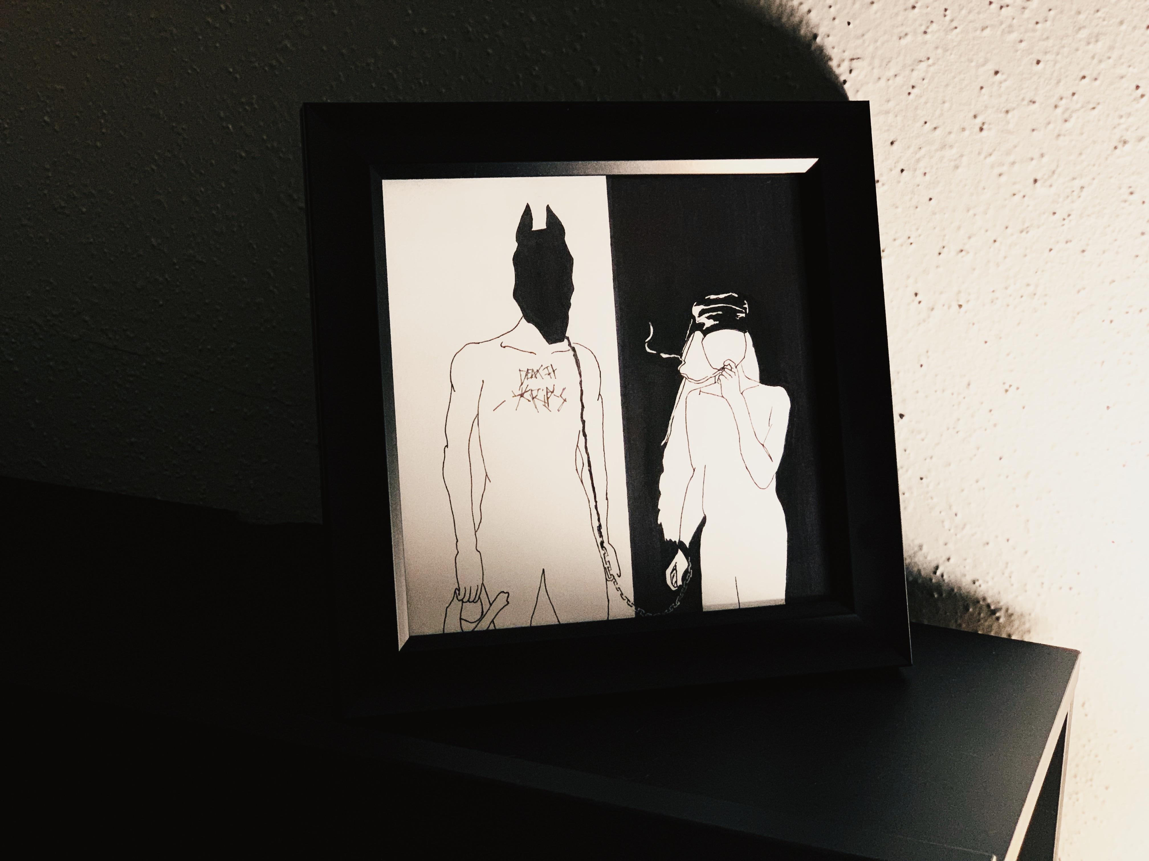 My little brother gave me his kickass, handdrawn, minimalist take on