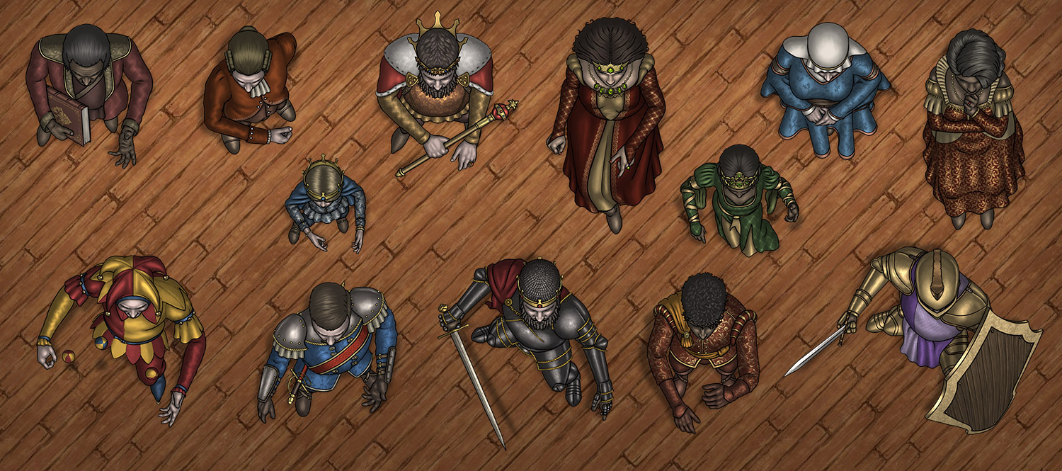 All Hail the Queen (Top Down Tokens) r/Roll20