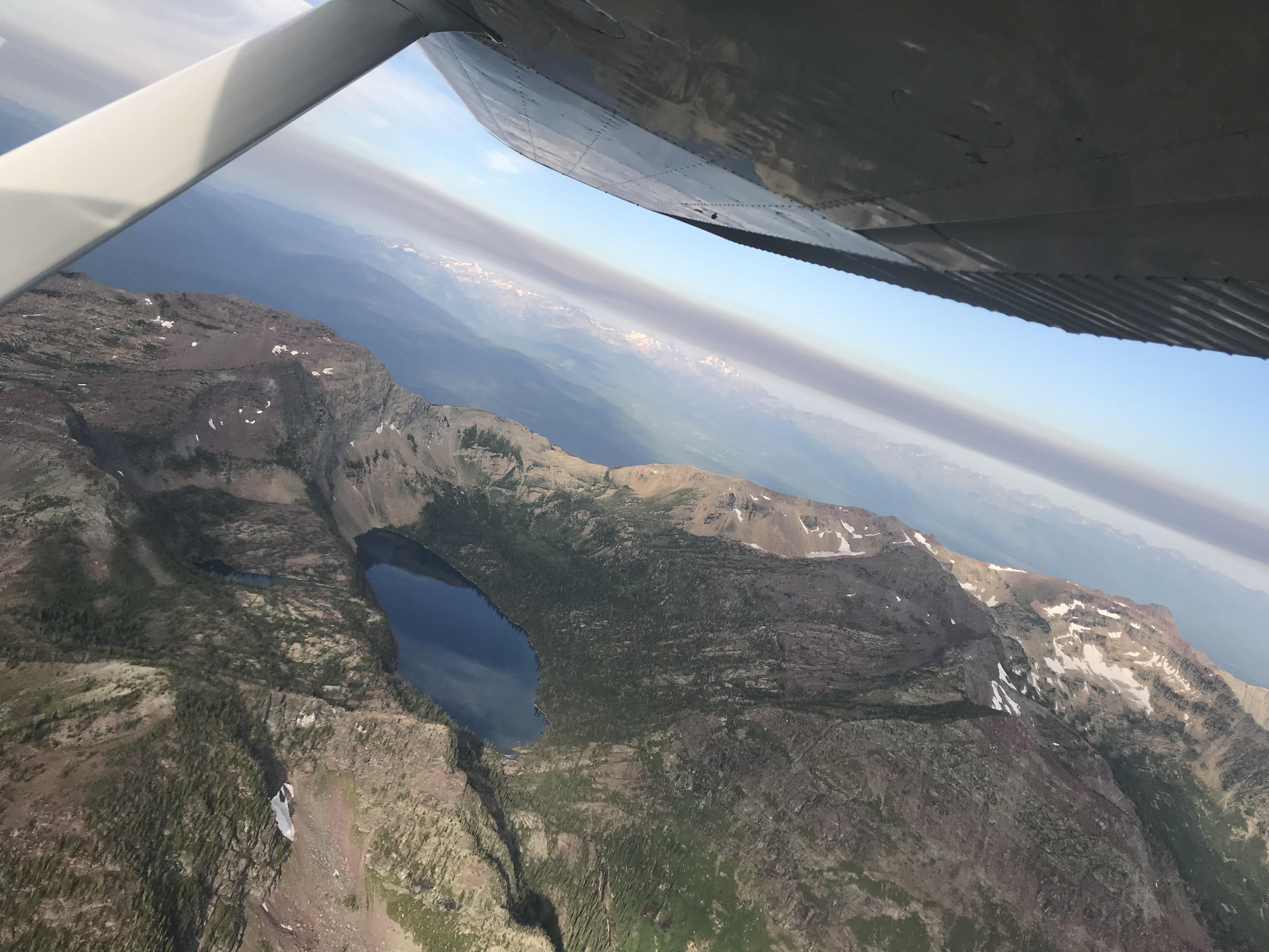 Got to take a private flight out of Seeley Lake, Montana today. What a