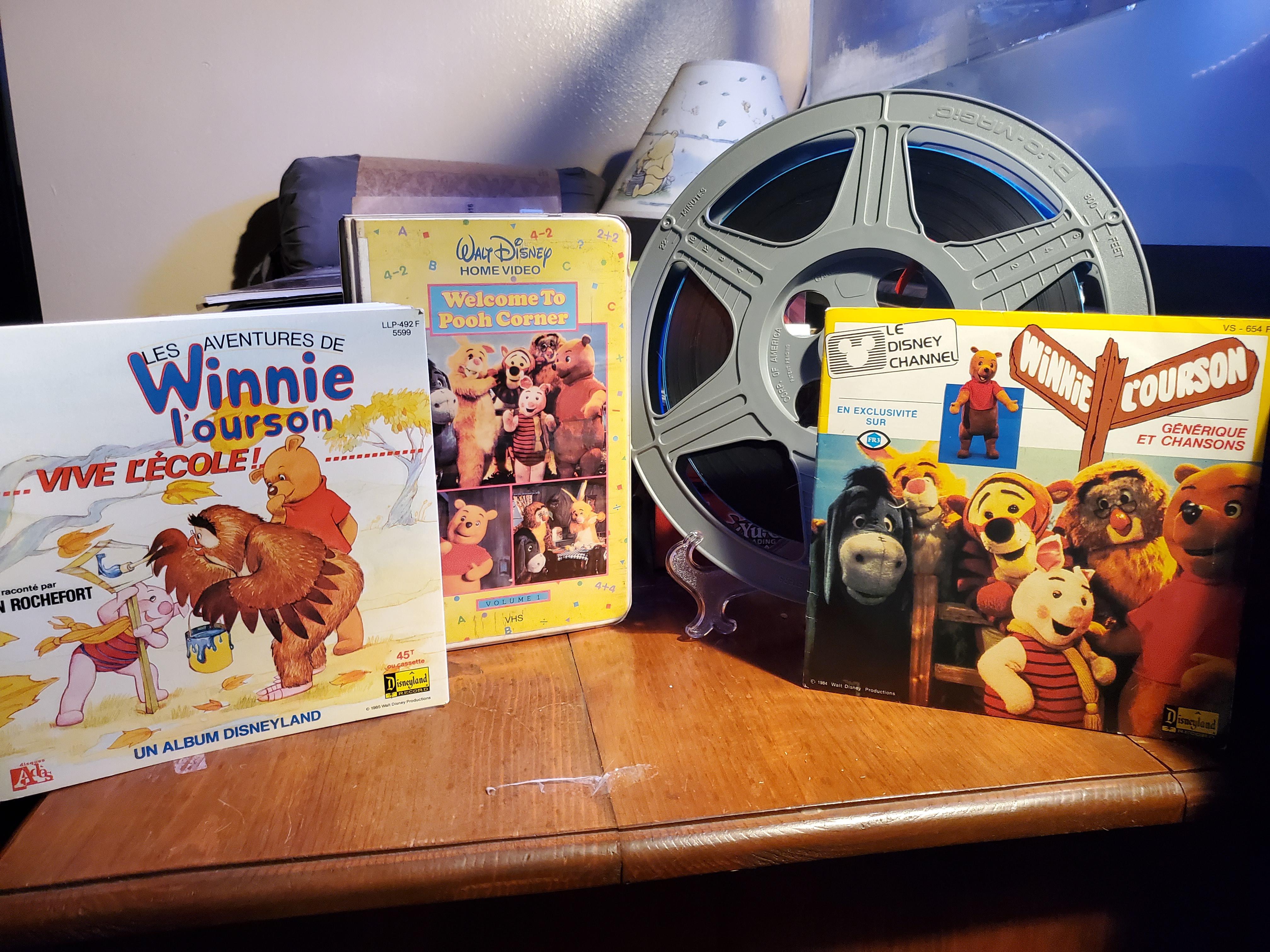 My collection of To Pooh Corner merchandise. A now obscure