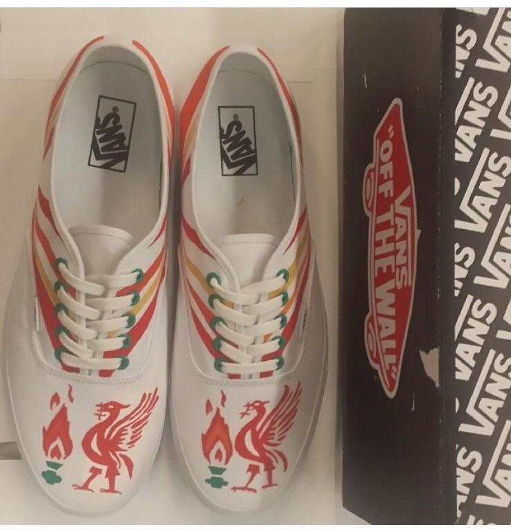Custom Liverpool FC Vans r/Vans