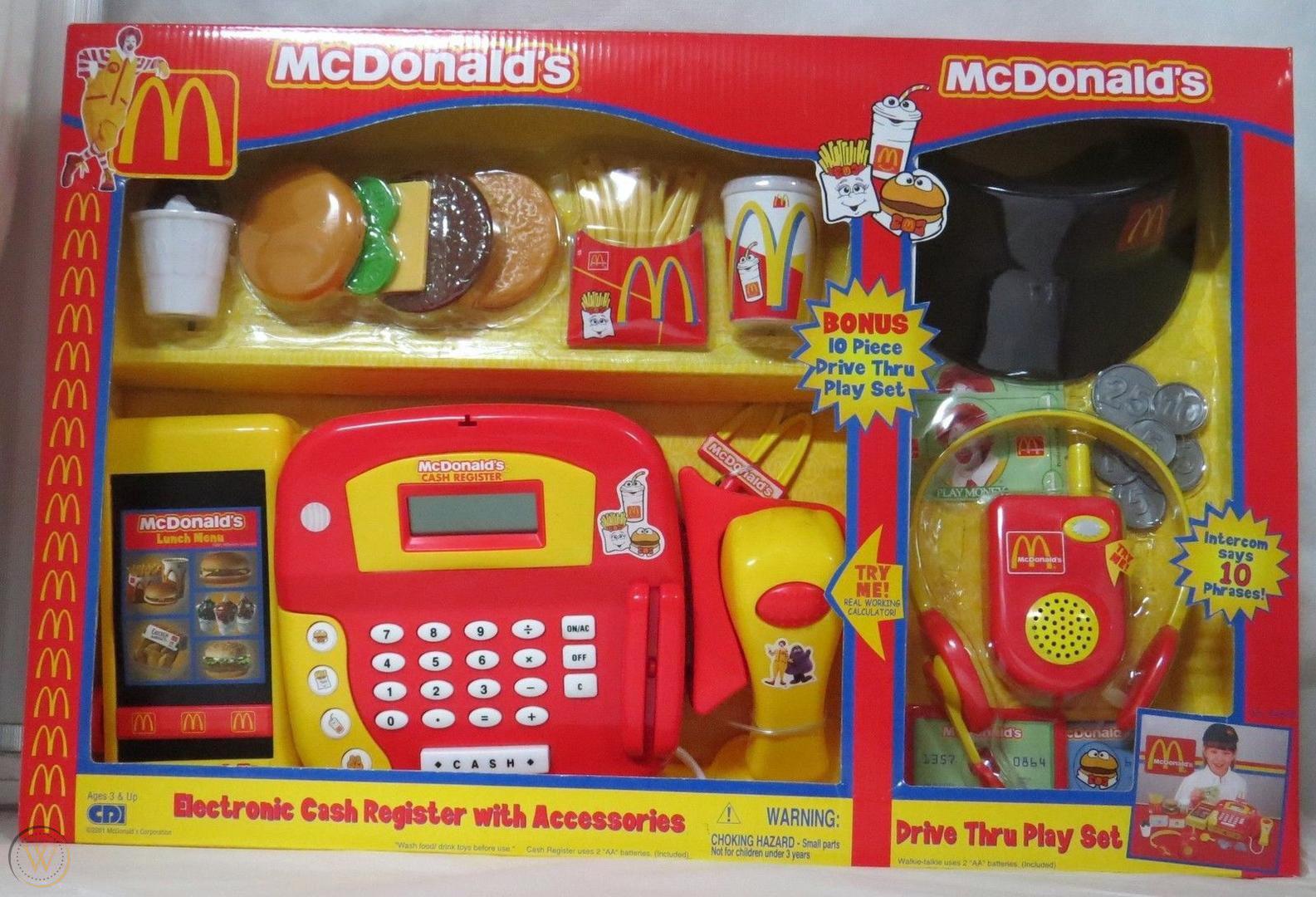 Did anyone else have the early 2000s McDonald’s cash register play sets