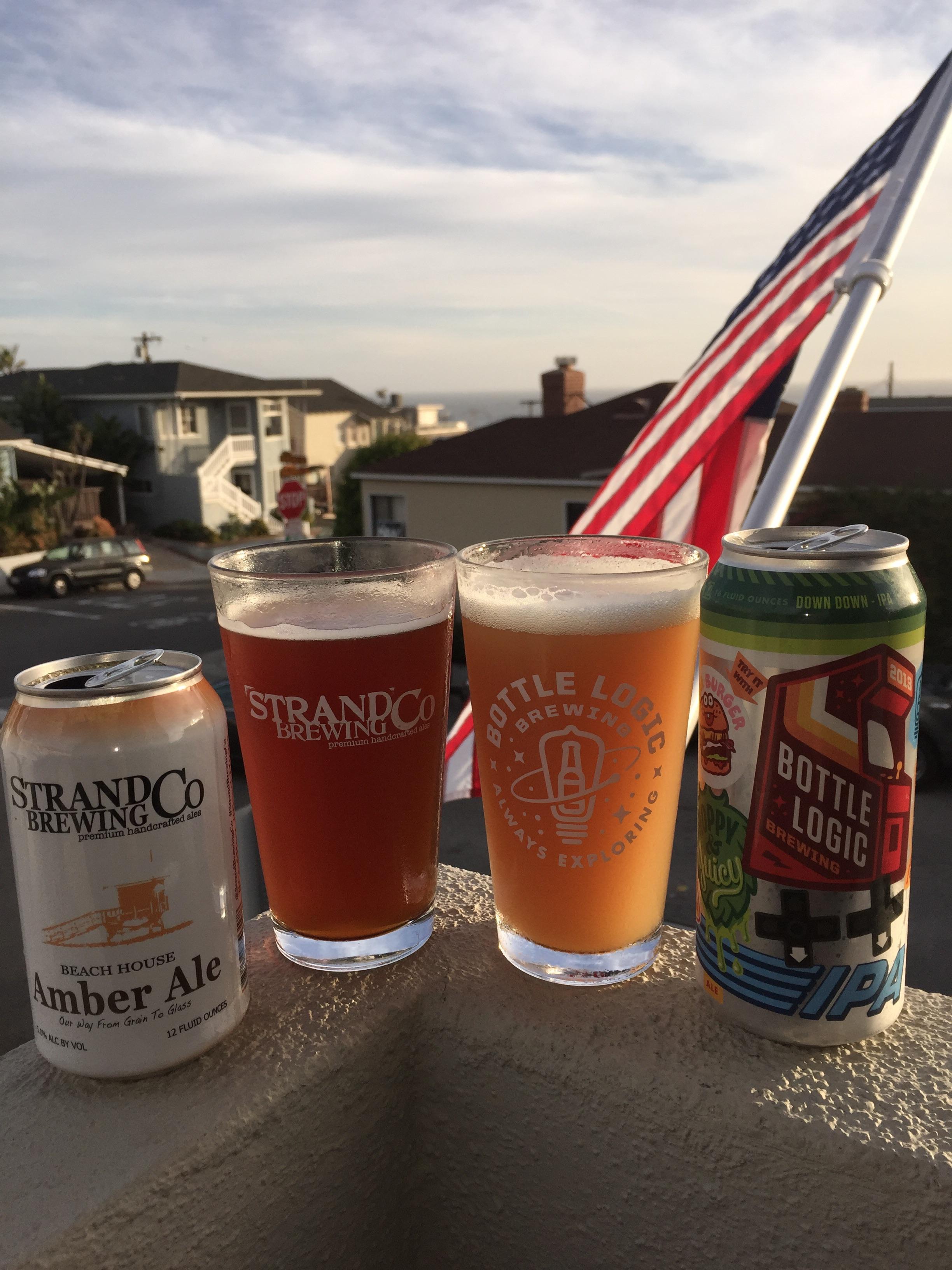 Ending the weekend with some Proper Glassware Strand Brewing Beach