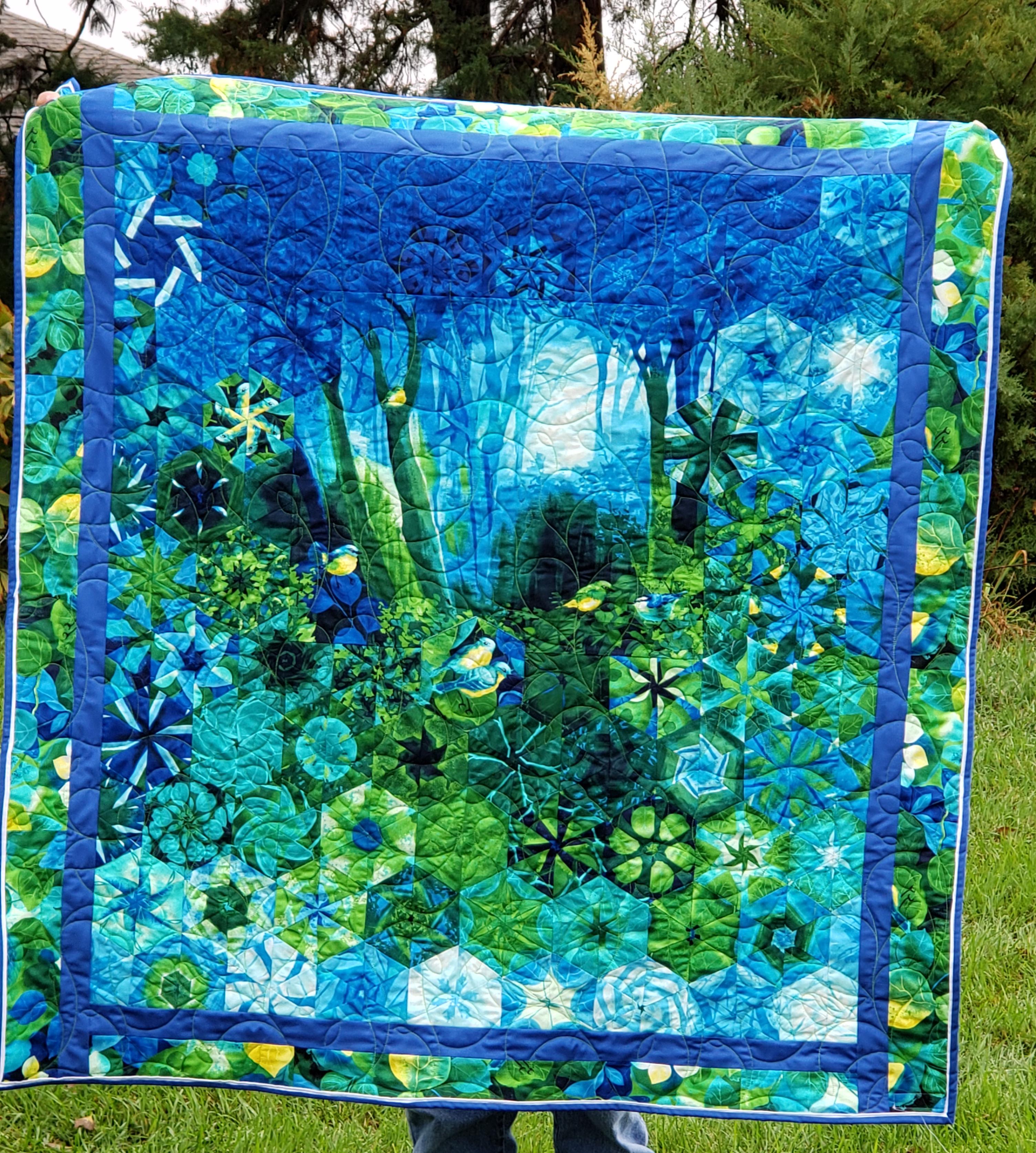 One Block Wonder Birds & Leaves r/quilting