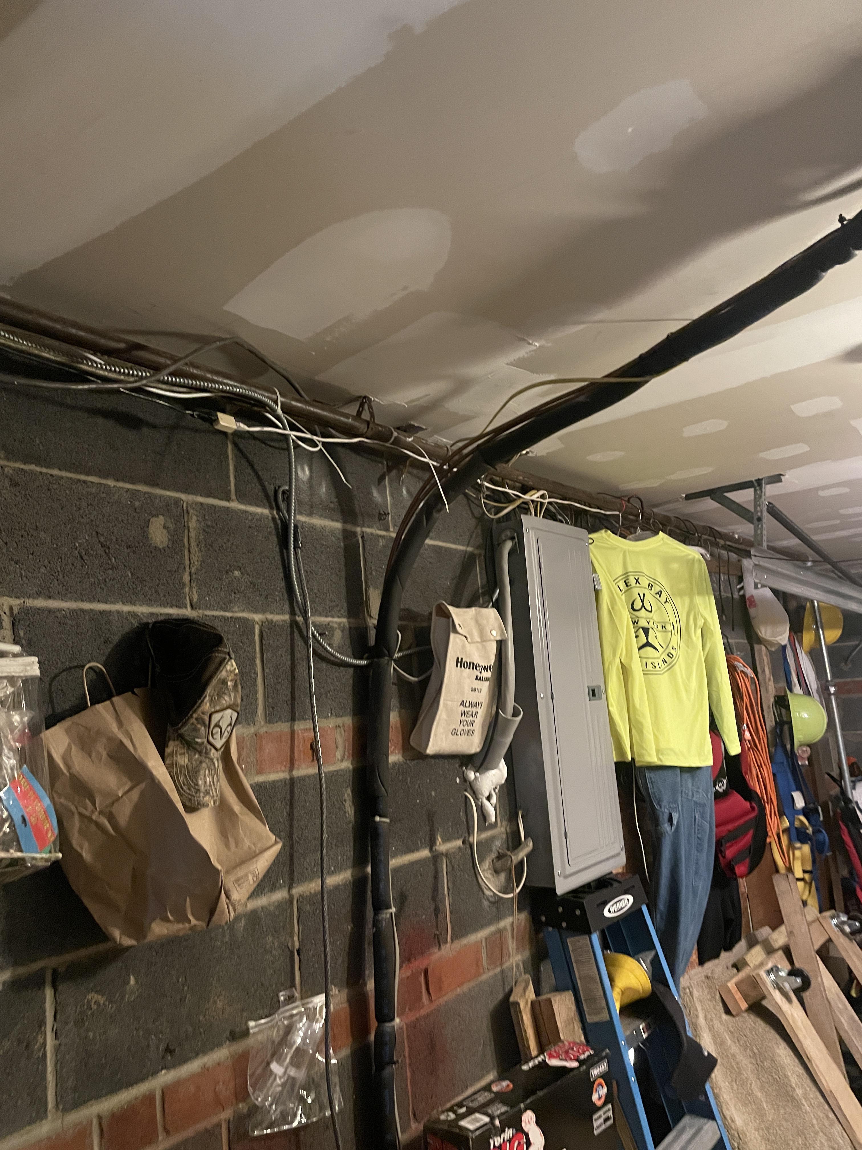 Got a love the bonehead who thinks it’s a good idea to run a condensate discharge line through