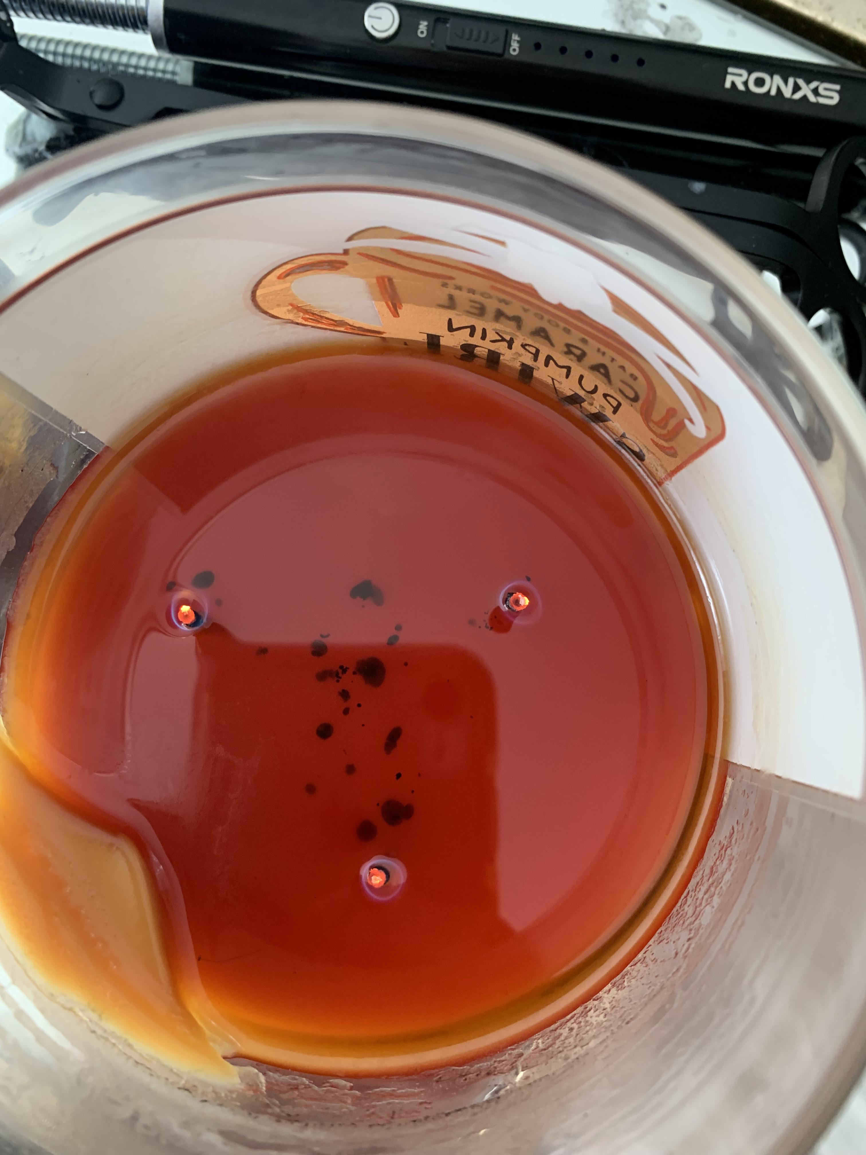 Can anyone explain what’s going on with my candle? It seems as if the