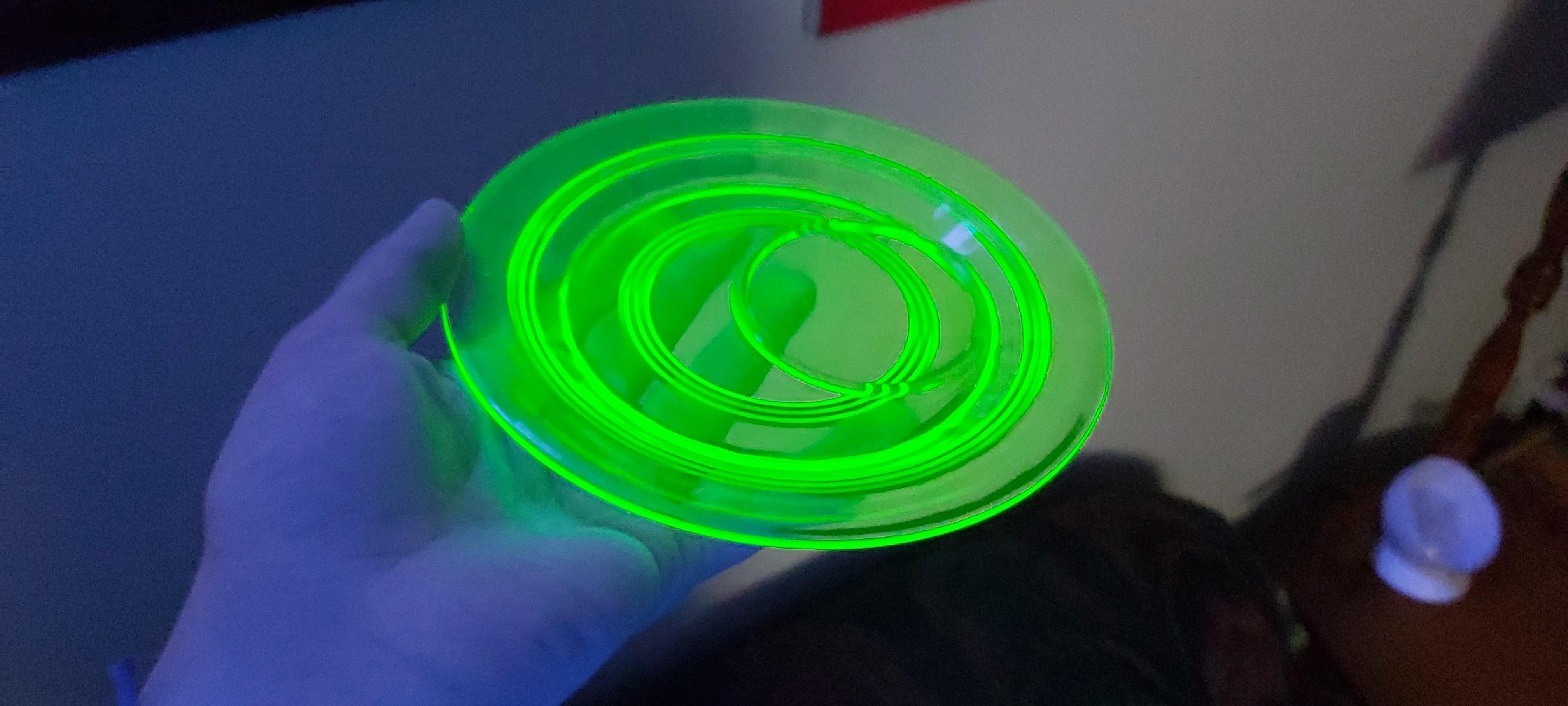 I keep my eye out for some uranium glass, as I've always wanted a piece