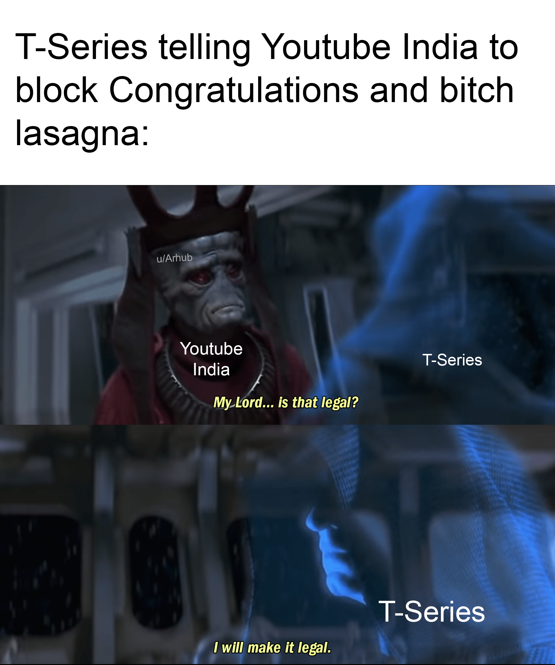 This is outrageous, it's unfair r/PrequelMemes