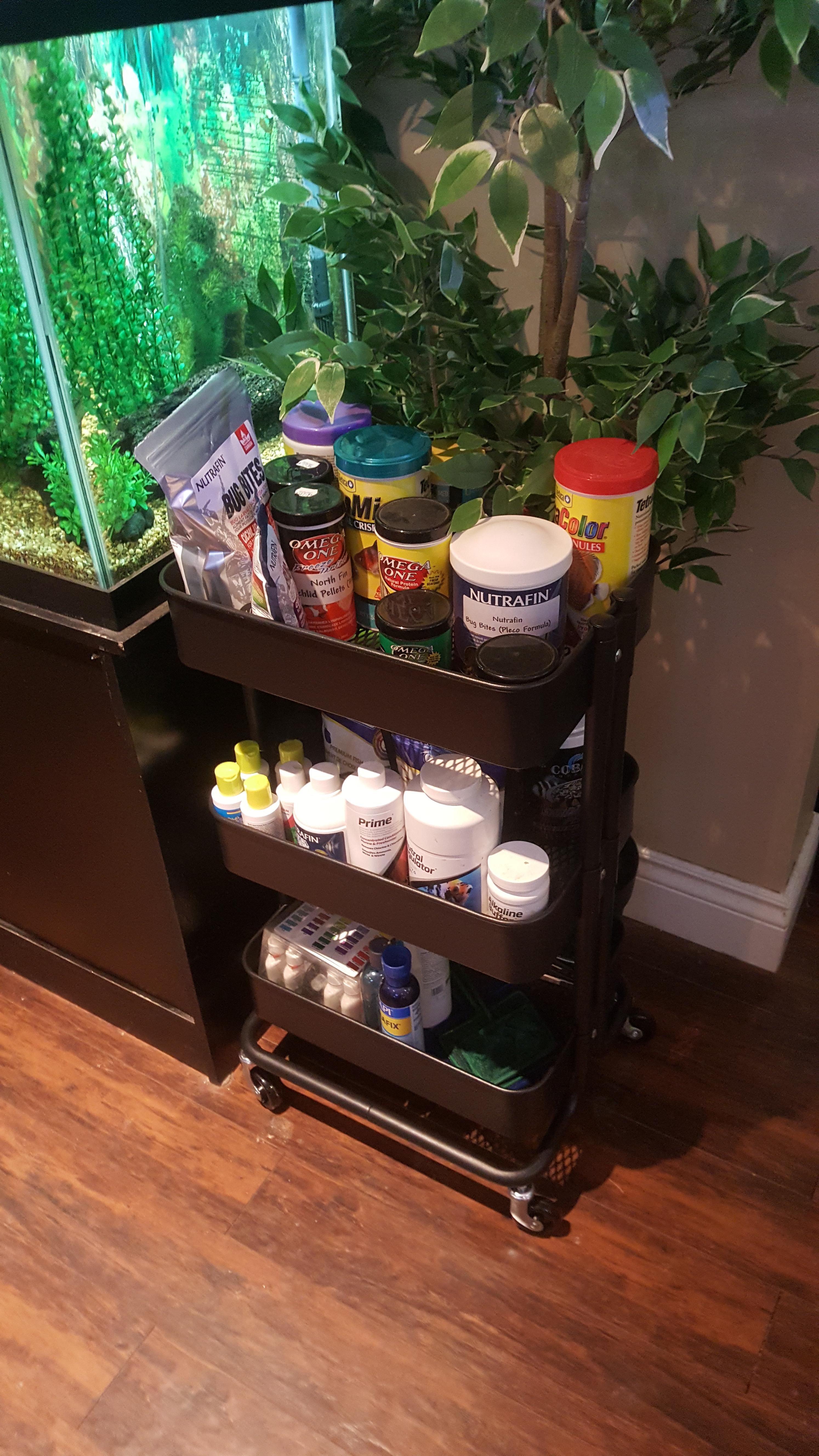 A quick trip to IKEA just made tending to my 10 tanks a million times