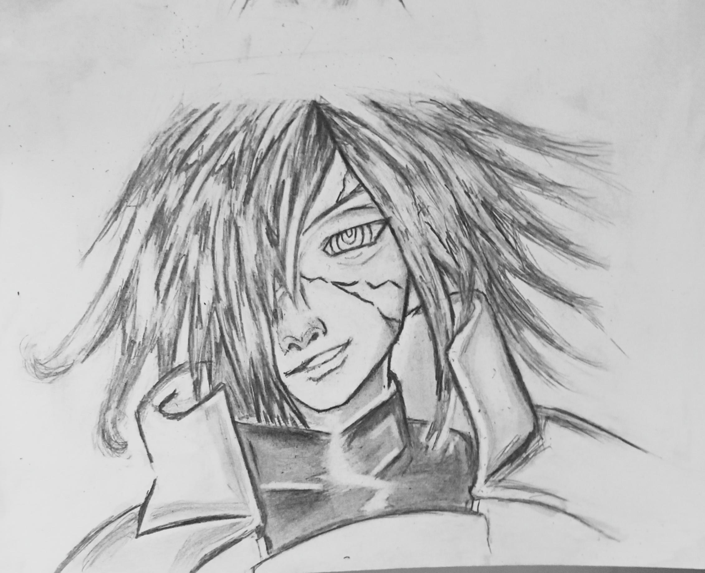 Madara uchiha fan art r/AnimeSketch