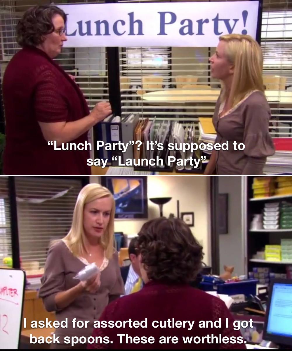 I get that Angela could work on reacting better, but her frustrations