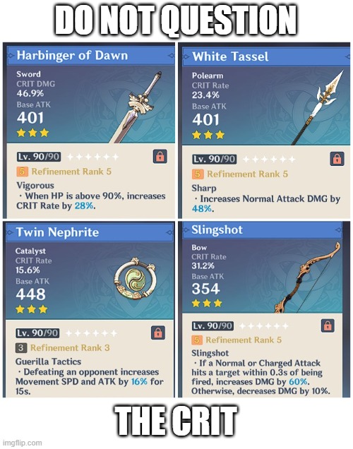 crit is crit Genshin_Memepact