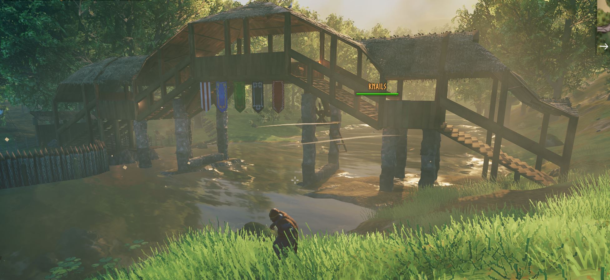 Worked on our bridge last night so we could finally sail a Karve under