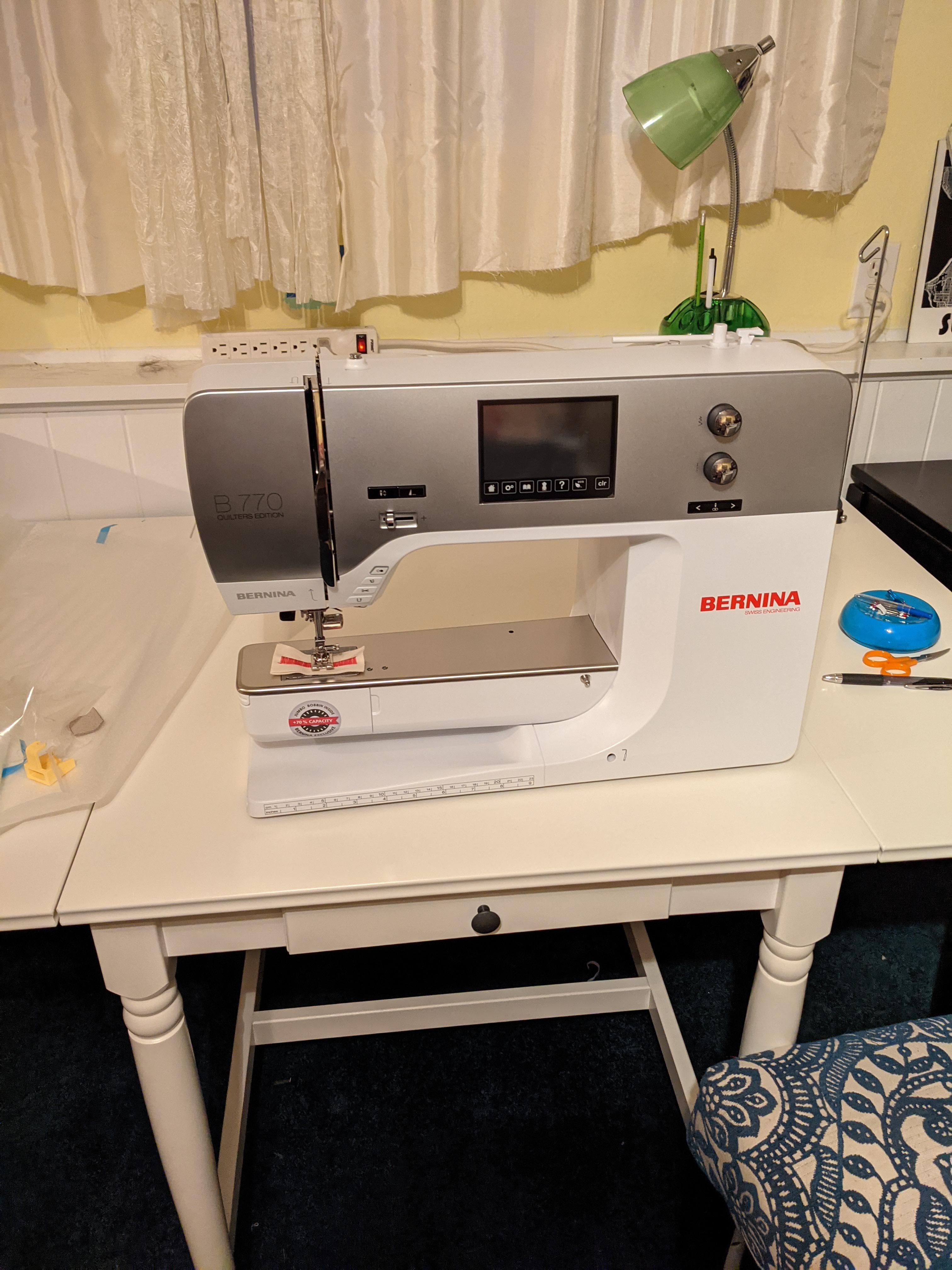 Part of the Bernina Fam! Should I oil it before my first practice