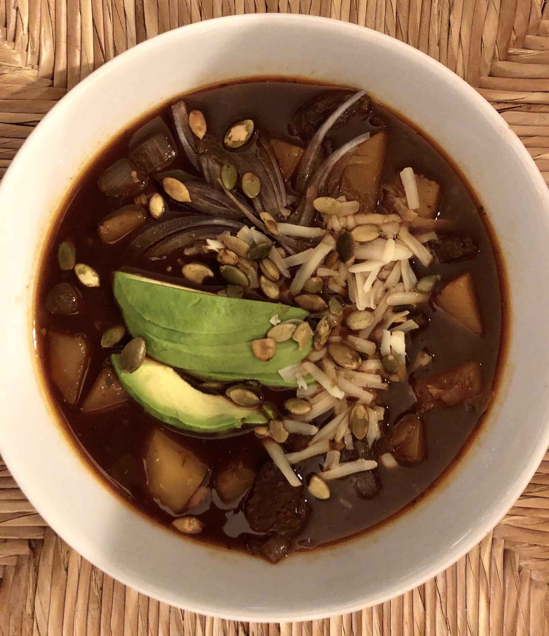 Beef & Squash Chili 419 cal r/1200isplenty