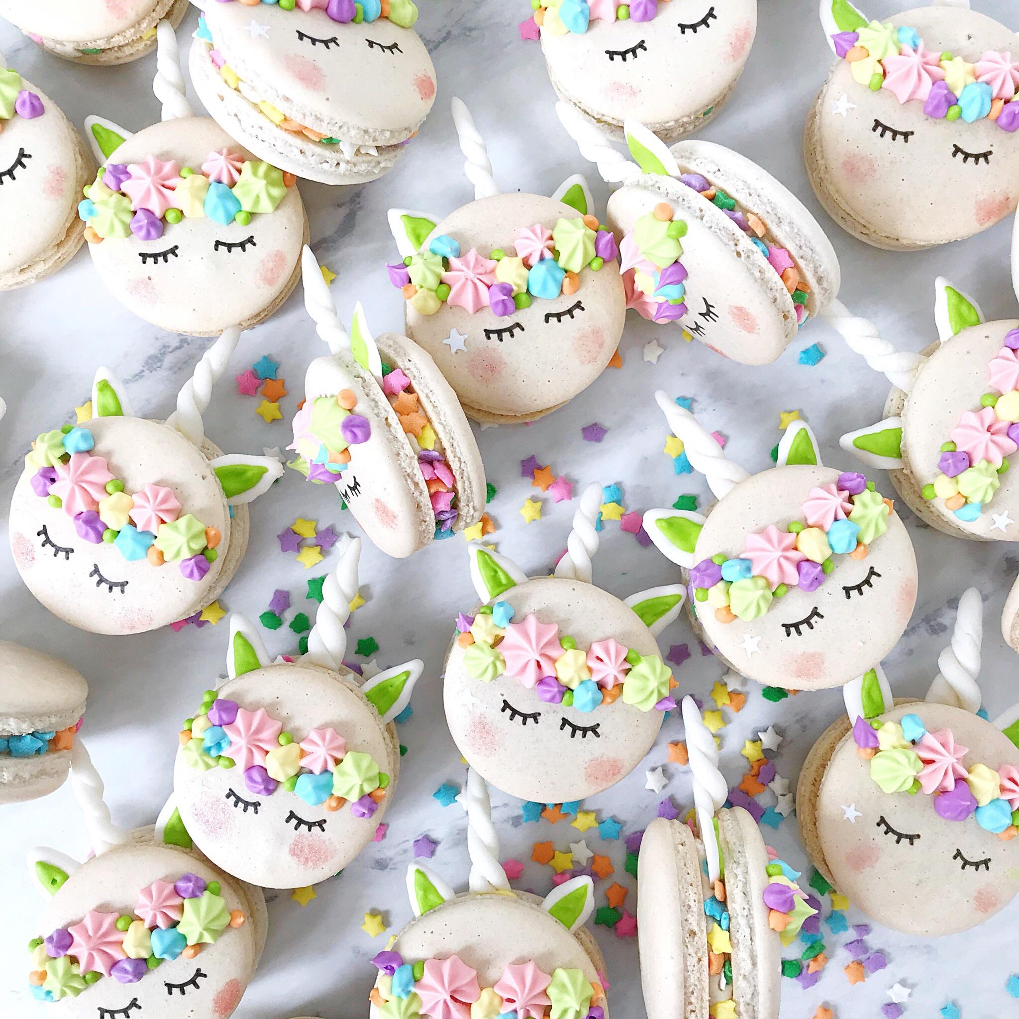 Funfetti unicorn macarons {Homemade} r/Baking