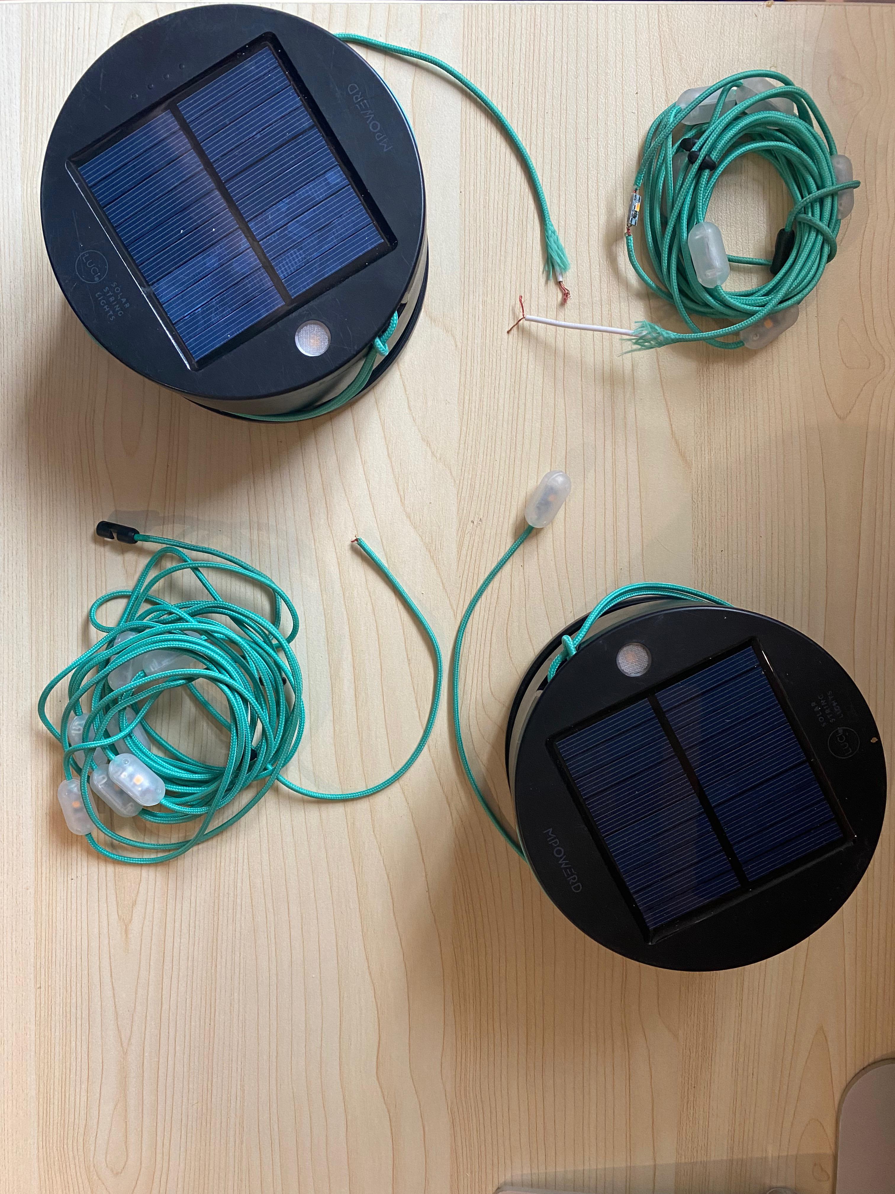 My camping lights have broken wires. Would soldering fix them or is