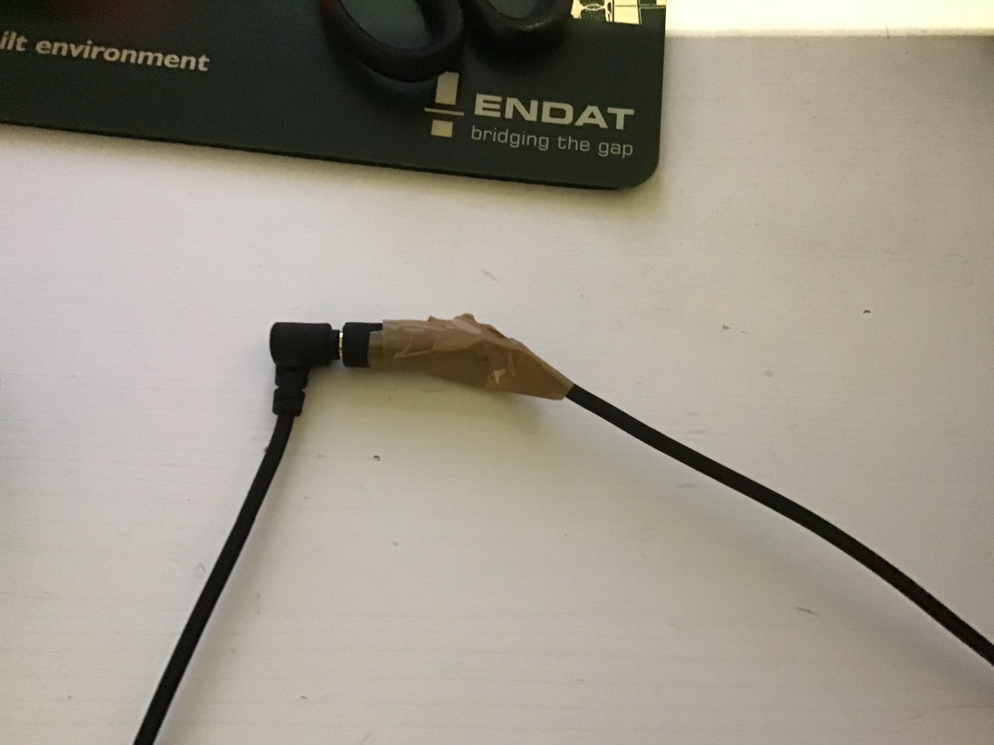 My annoyingly long headphone extension cable got damaged after being