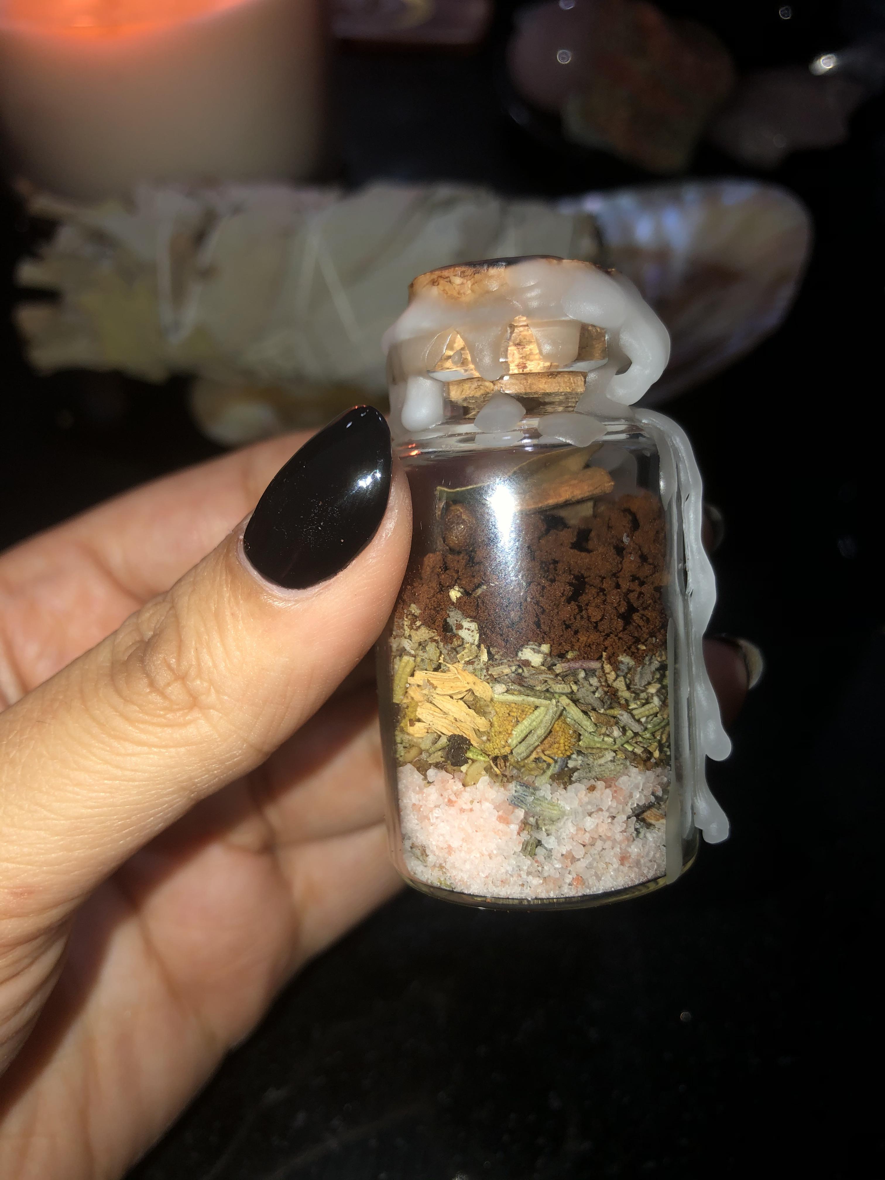 Anti anxiety spell jar witchcraft