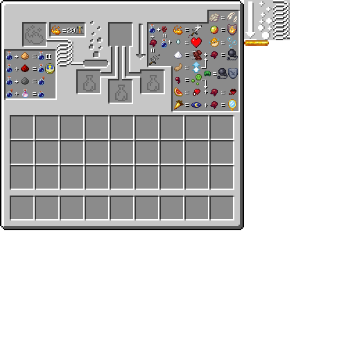 Minecraft Brewing Stand Crafting Recipe