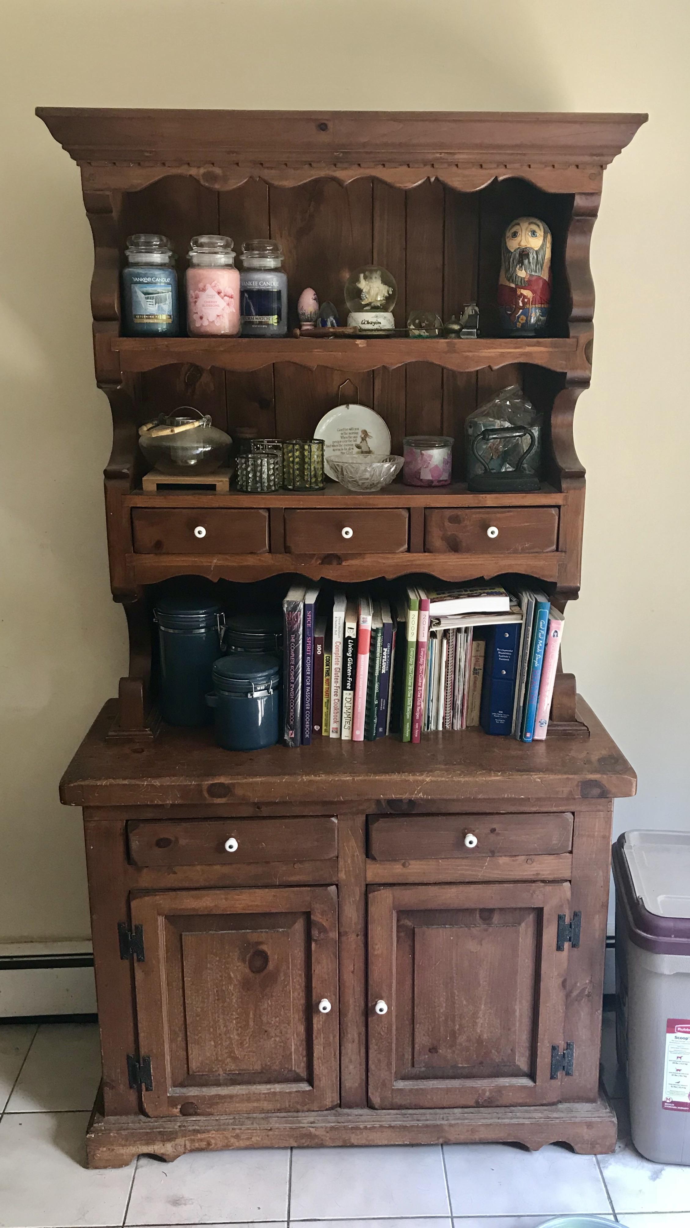 Any ideas on what I can do with this hutch? It separates into two