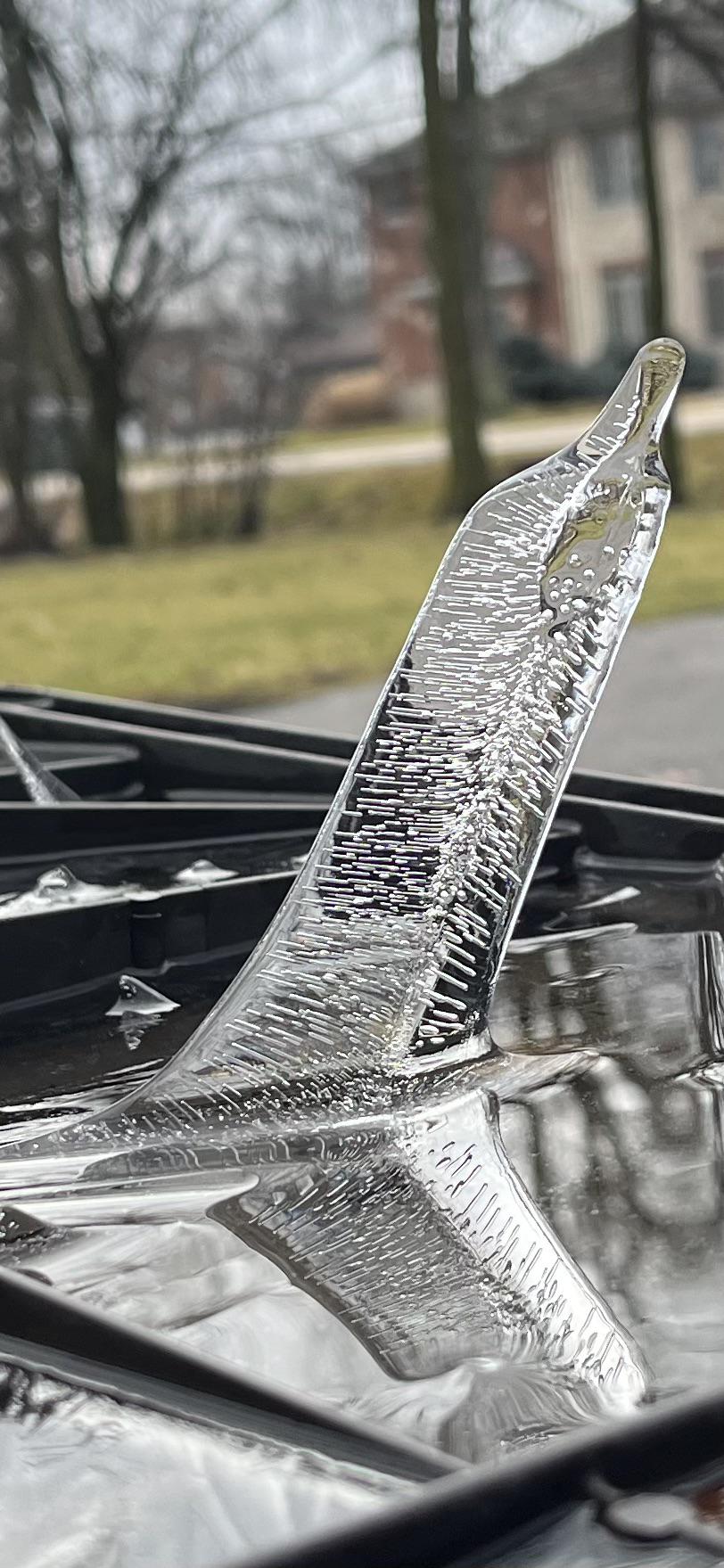 How does an icicle form upside down like this? : r/EarthScience