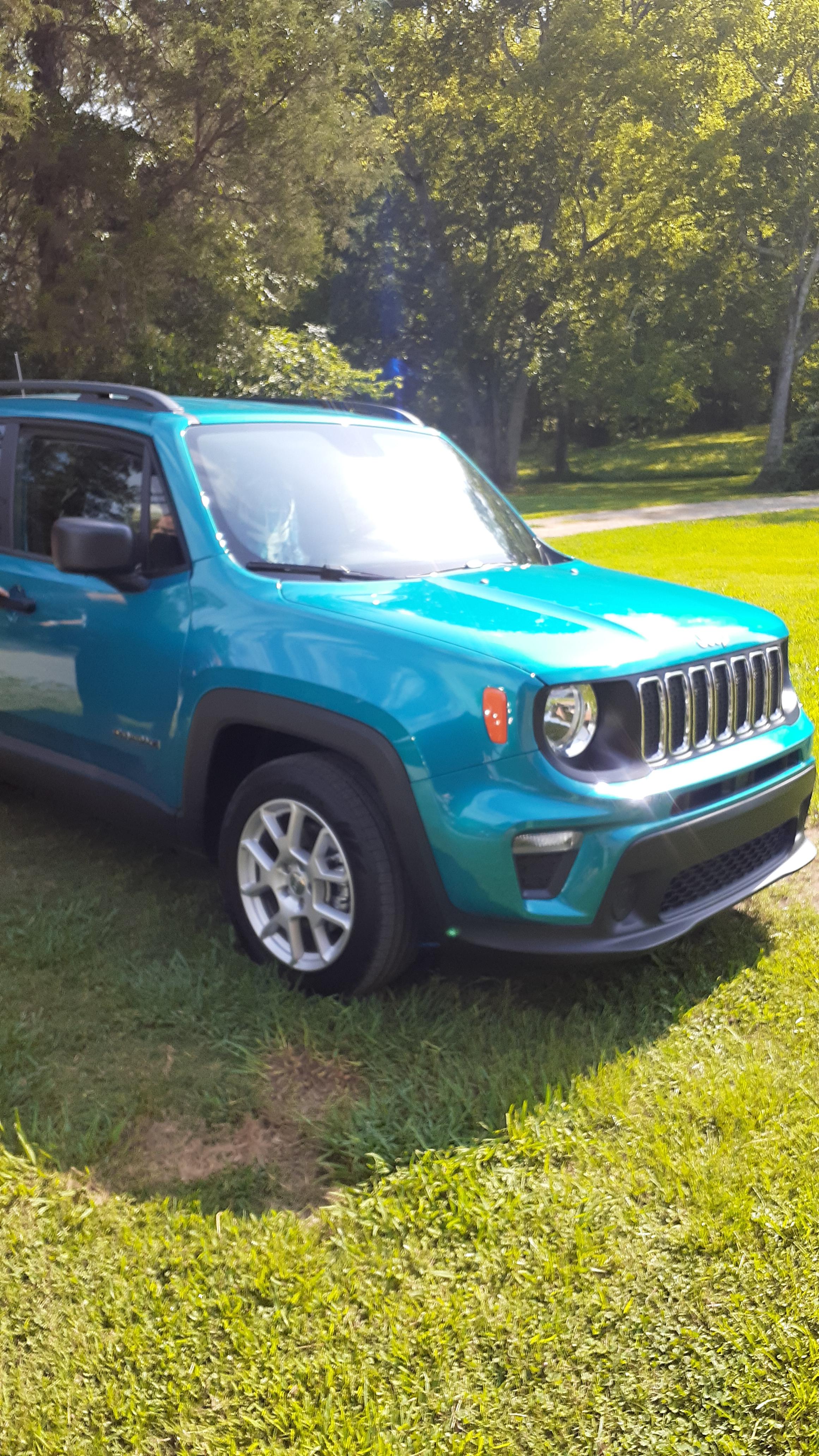 My new Bikini Blue 2019 Renegade r/JeepRenegade