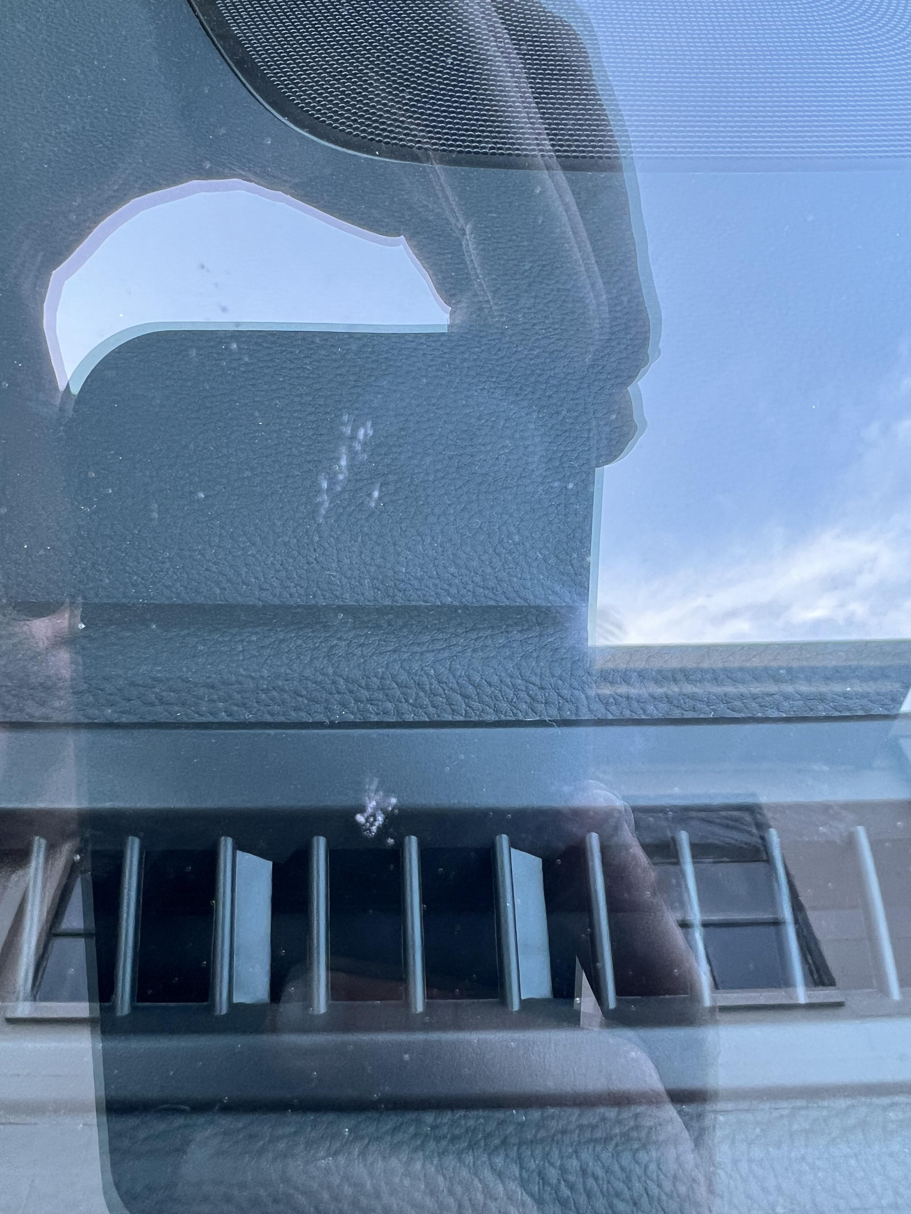 2022 Accord, a rock hit the windshield the other day and I just noticed