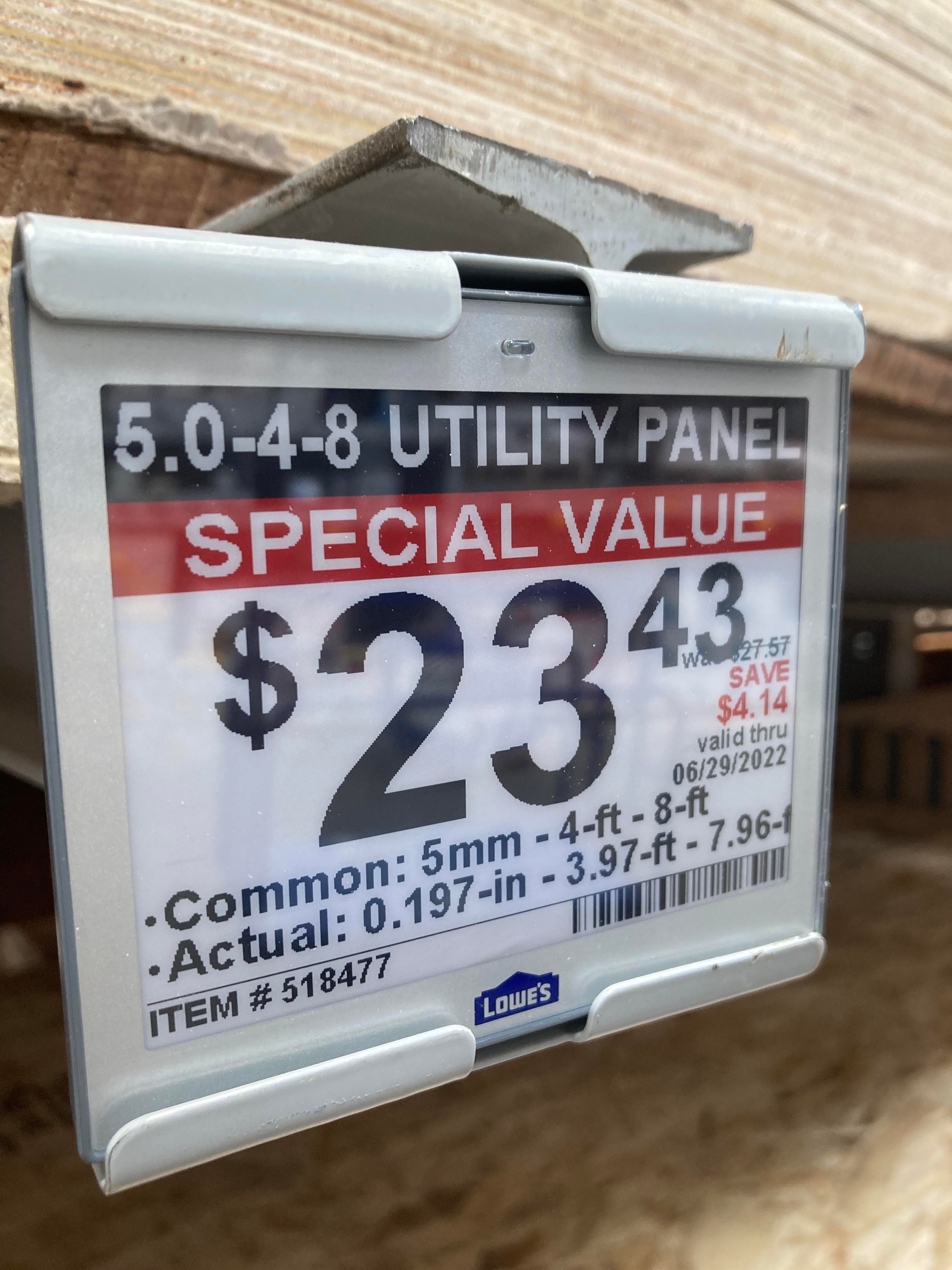 Lumber Prices are Changing So Much that Lowe's Installed Digital Price