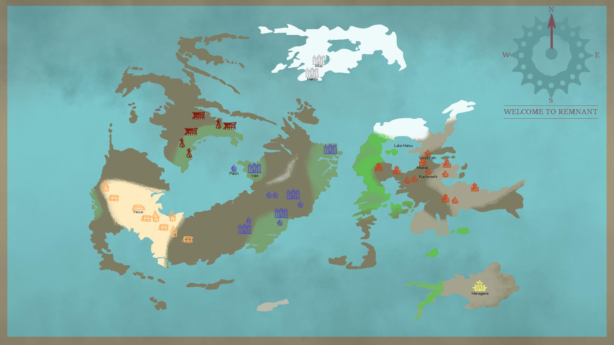 Remnant World Map Time Zones Map