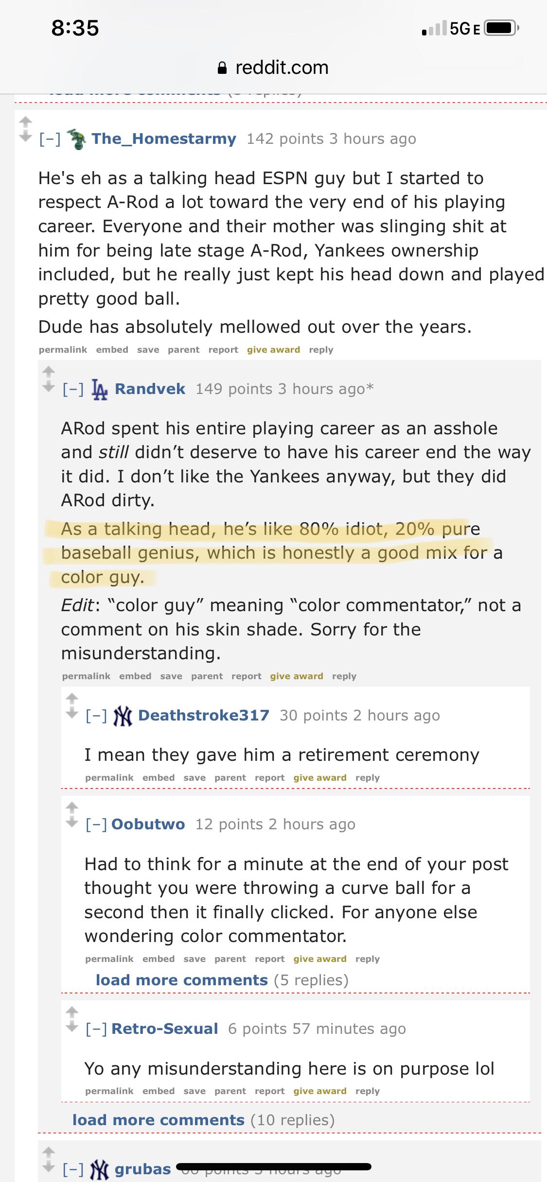 Colored Commentators r/AccidentalRacism