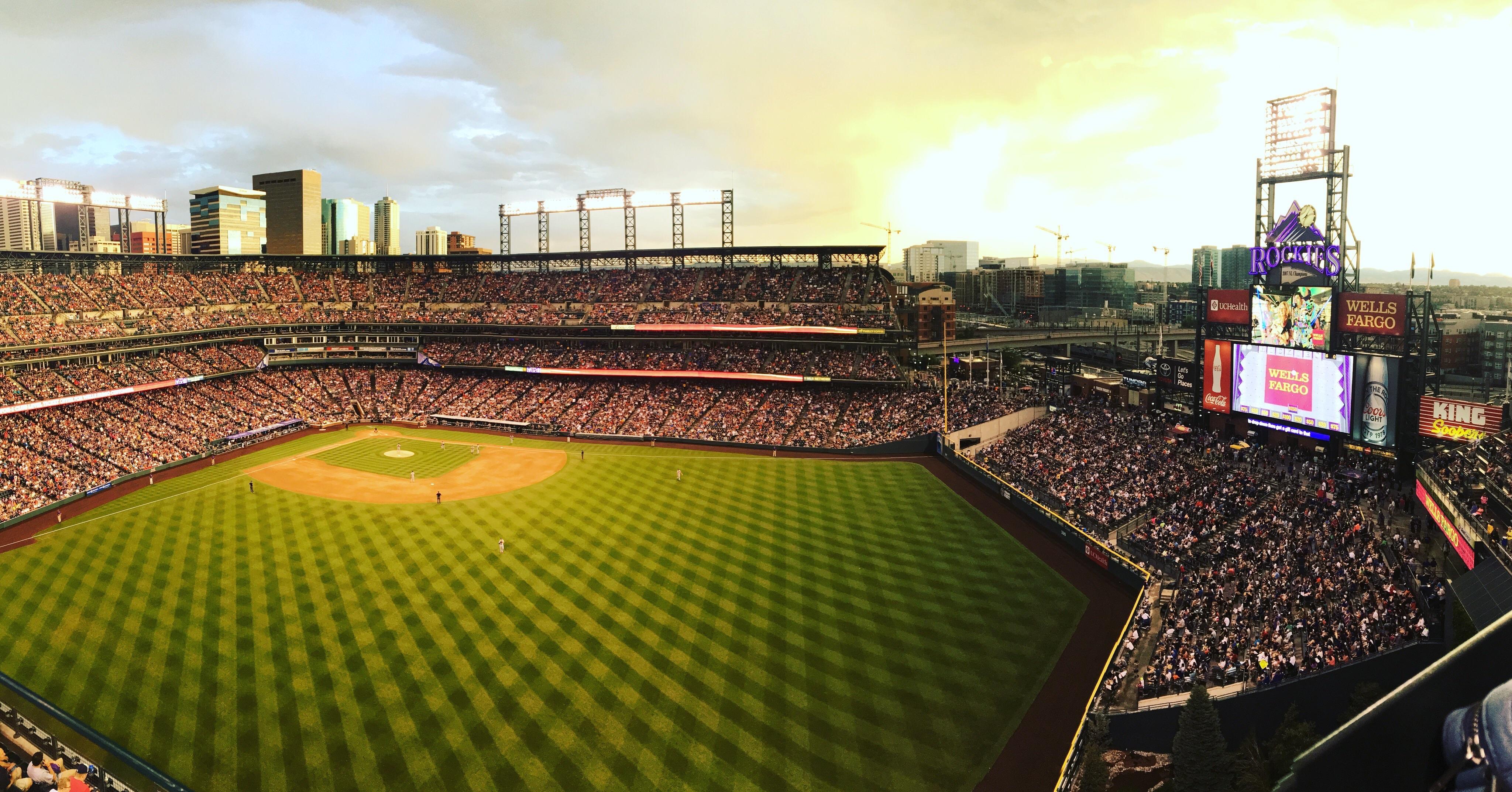 Taken from the Rooftop Bar of Coors Field during a Colorado Rockies vs