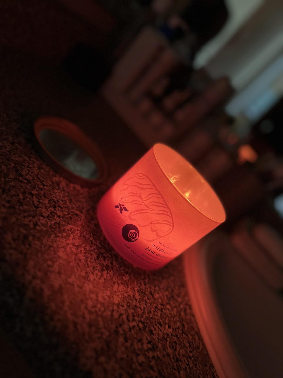 Nothing like lighting a candle after cleaning r/bathandbodyworks