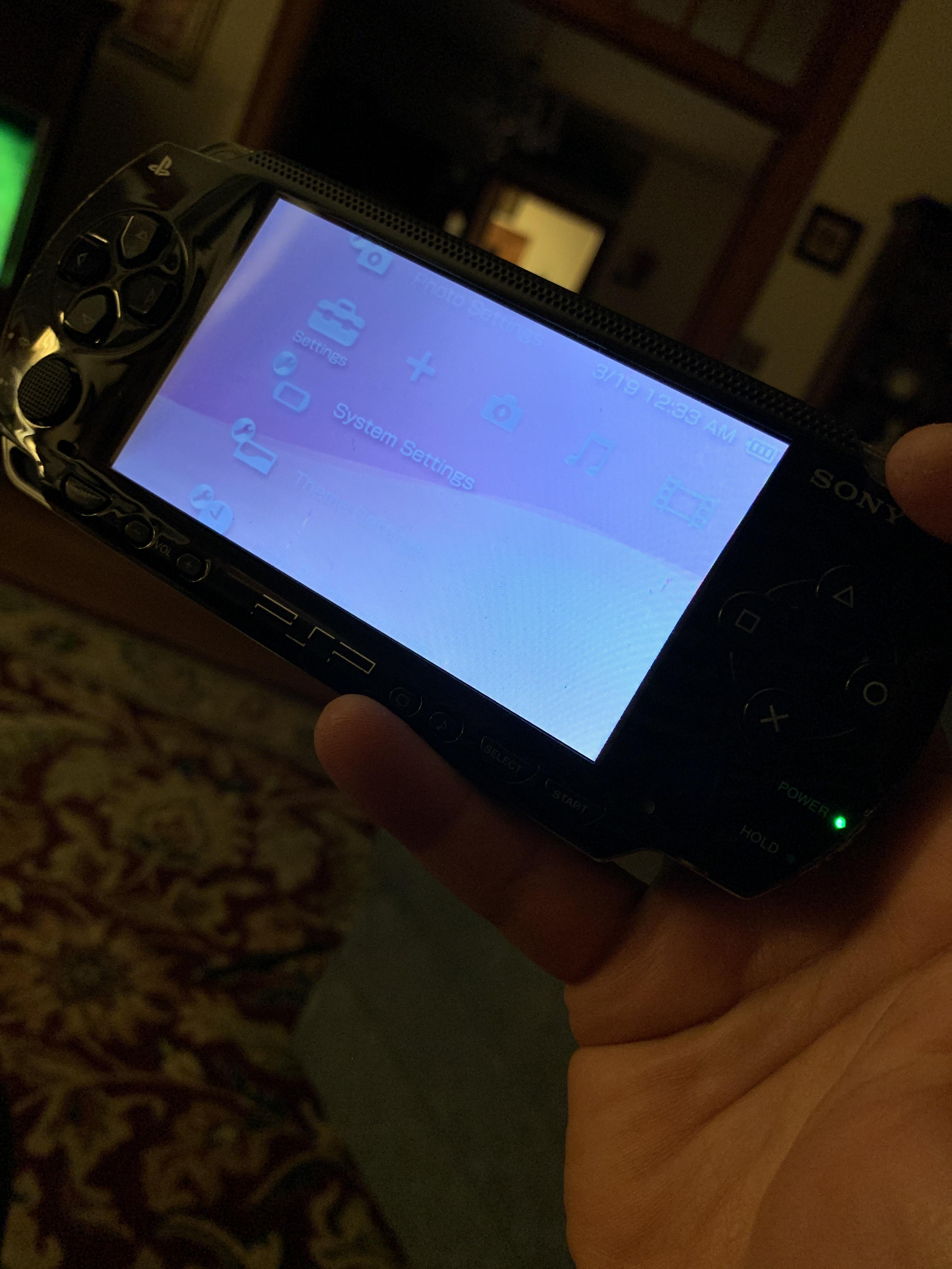 So my dad just gave me this PSP 1001, I’ve never previously owned one