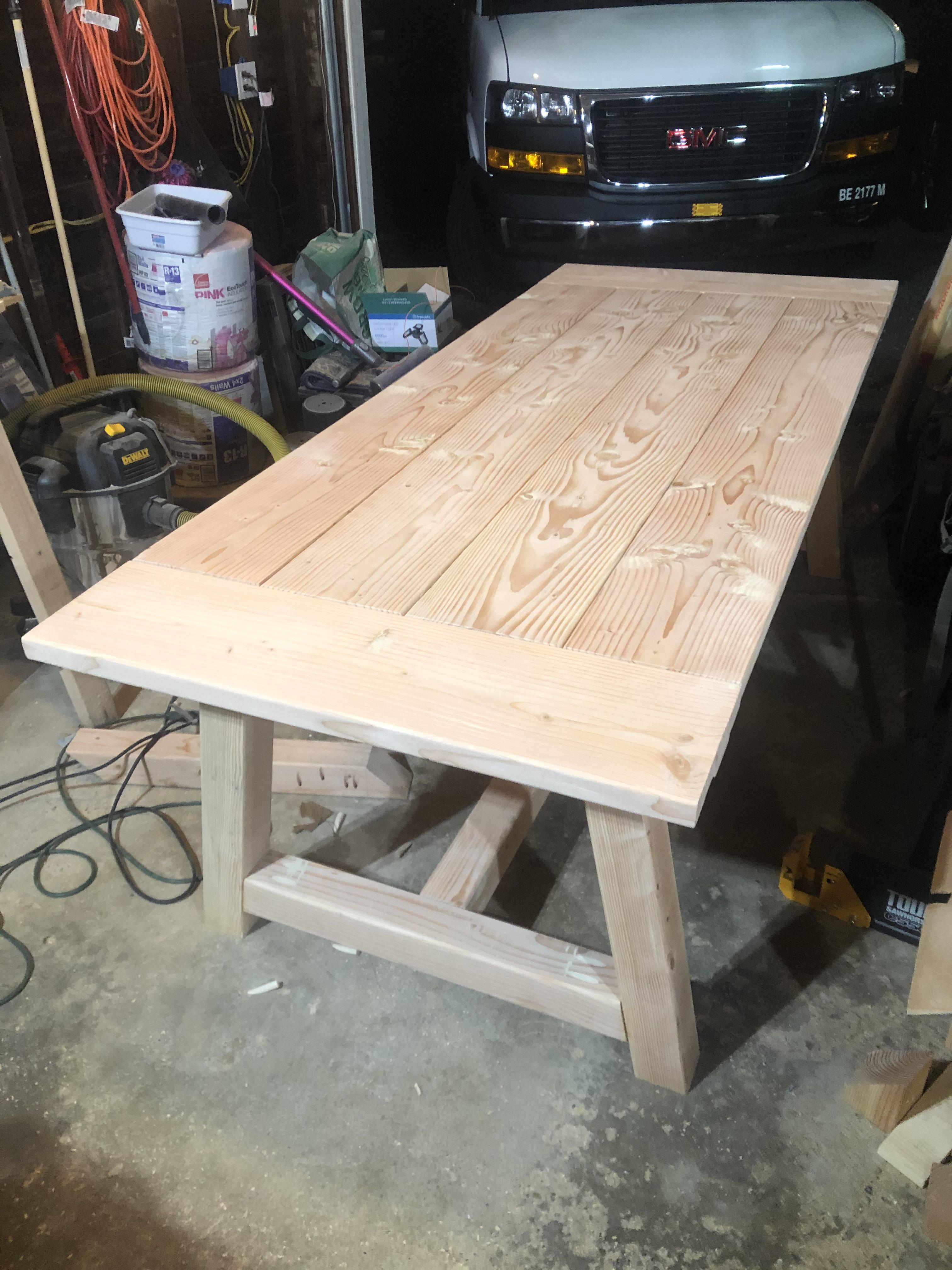 My First Dining Table r/BeginnerWoodWorking
